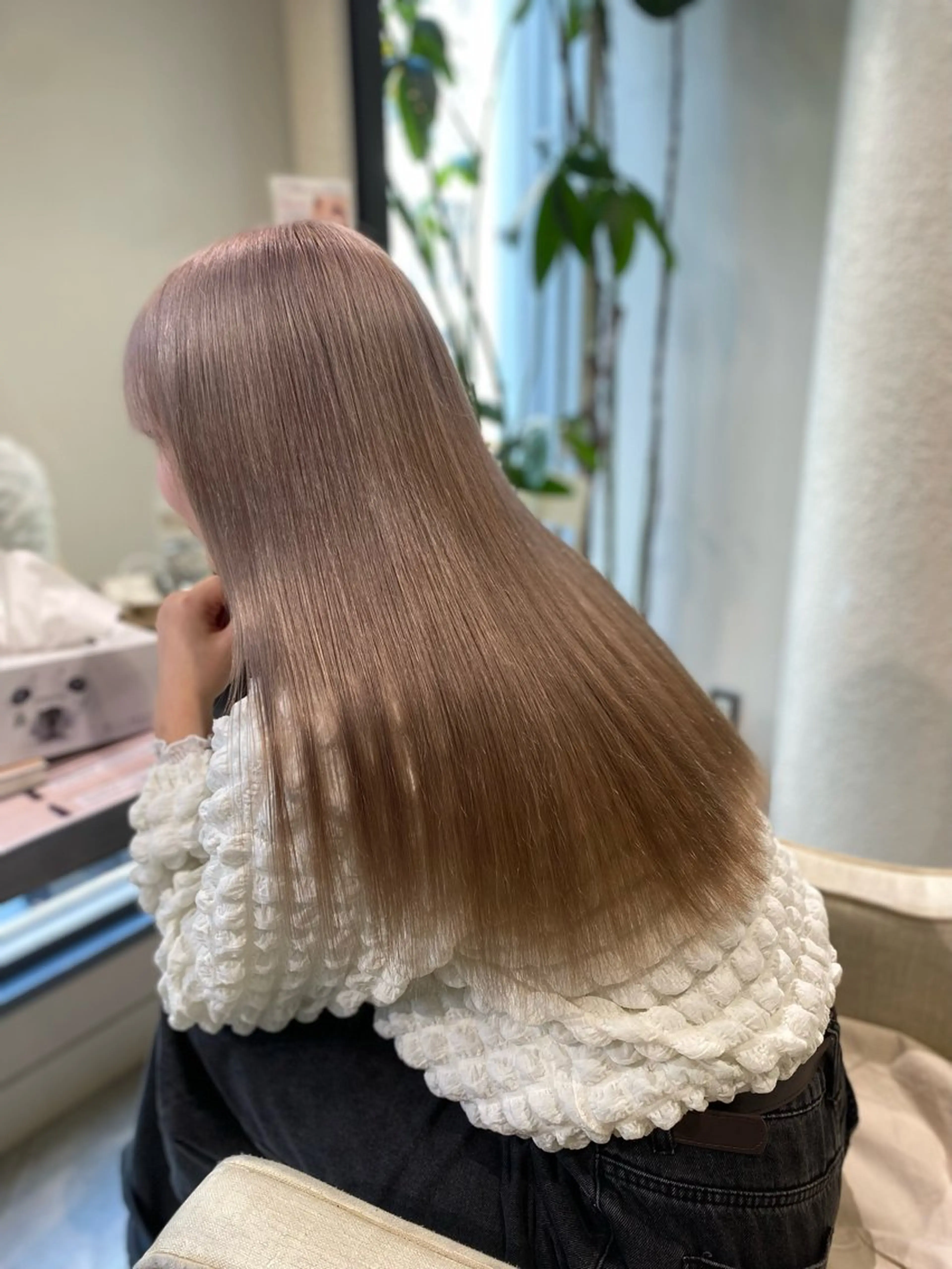 カラー ヘアカラー トリートメント ハイトーン✨艶髪💘 💘 AYANO💘のヘアスタイル