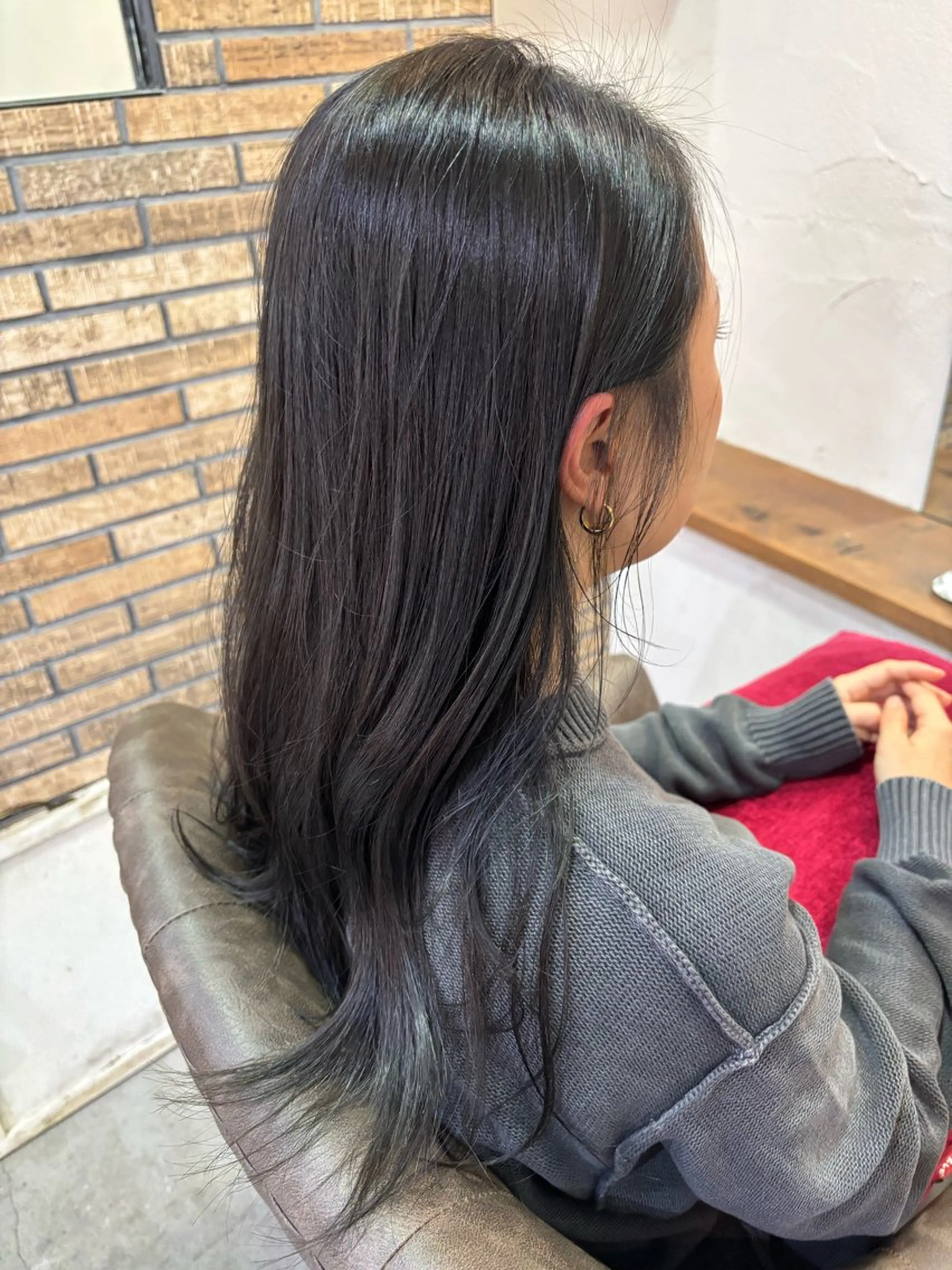 ロング カラー ヘアカラー ショート・パーマ・デ ザインカラー/むつみのヘアスタイル