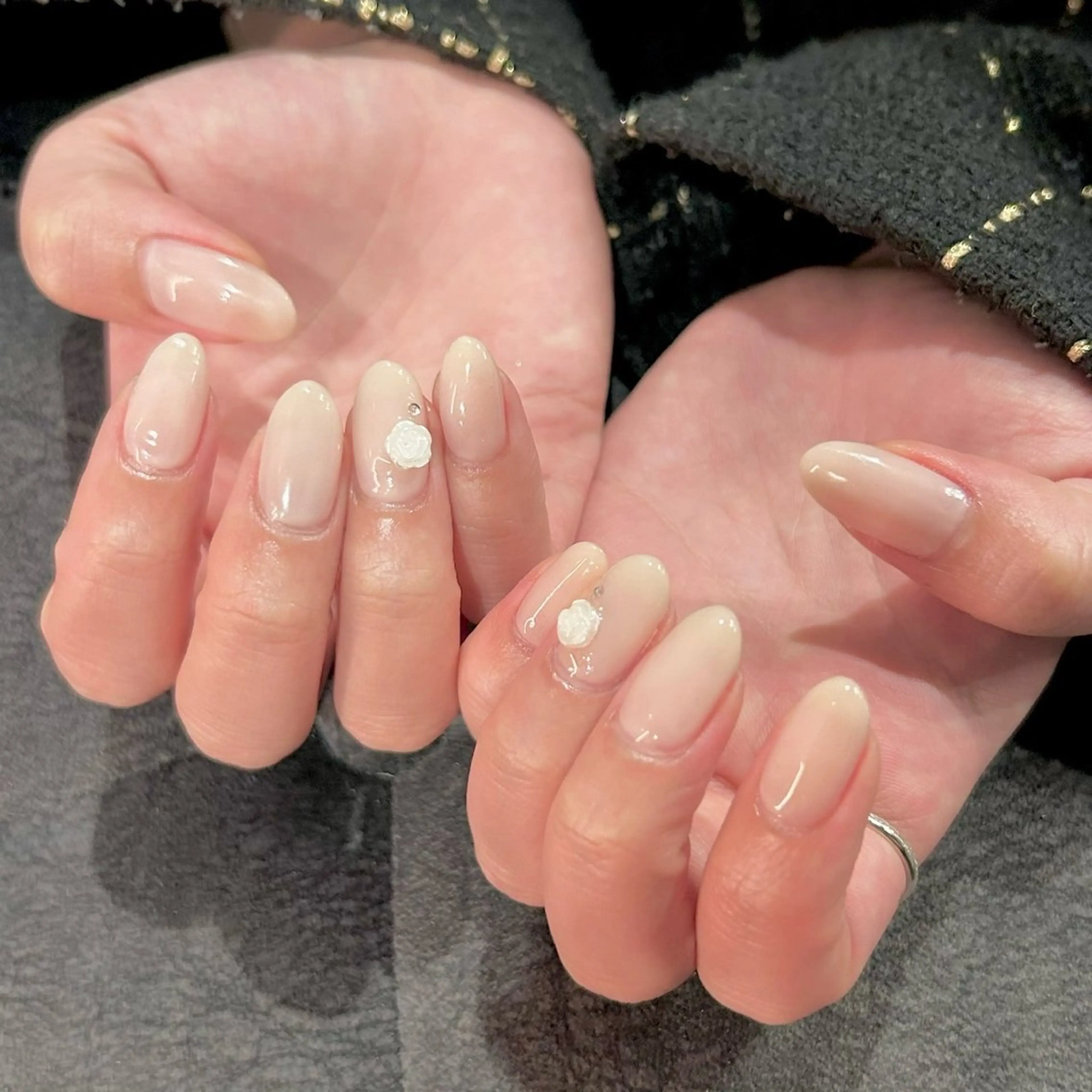 【ハンド】 ワンカラー💅オフケア込の写真