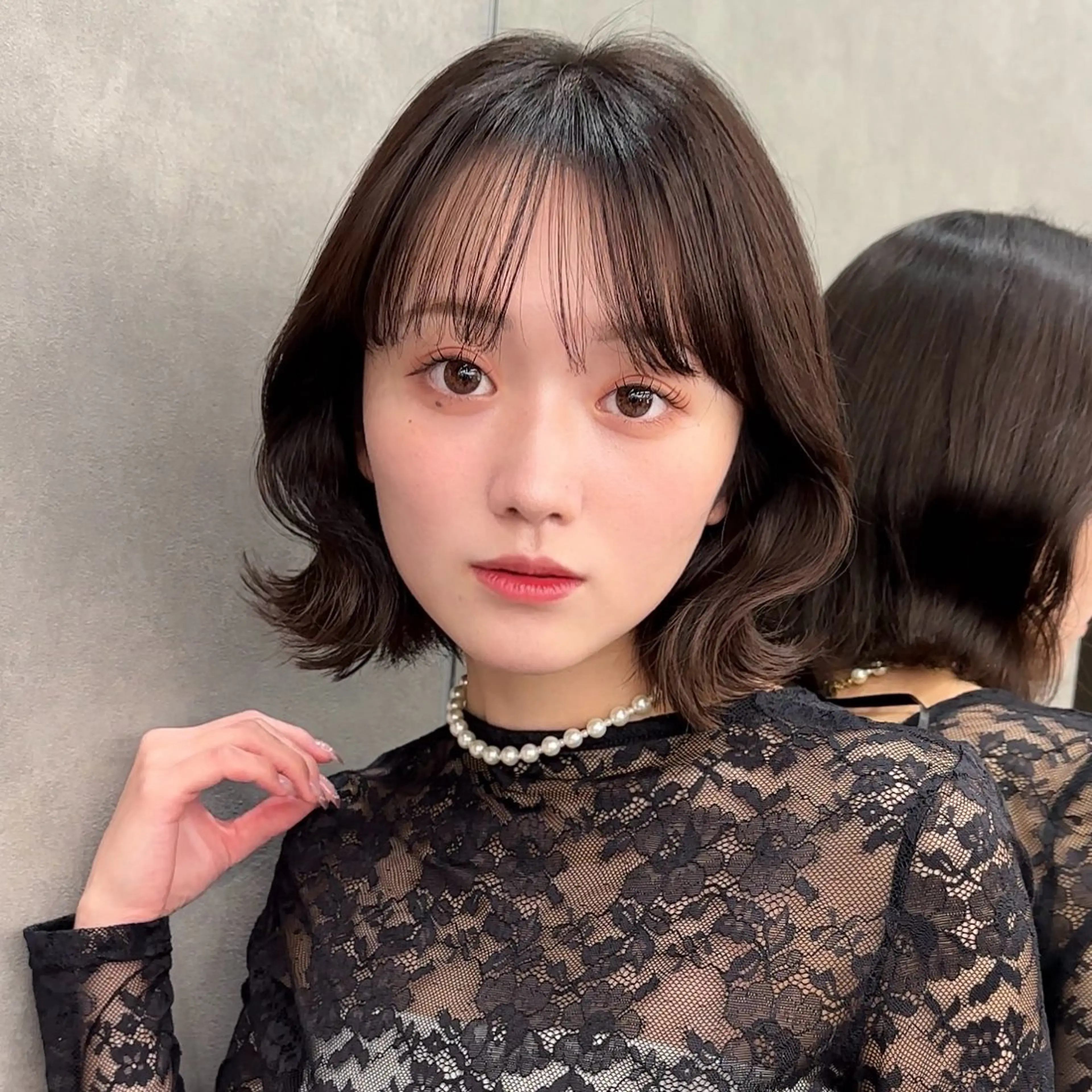 ショート 縮毛矯正/韓国ヘア /レイヤー🎀ミズキのヘアスタイル