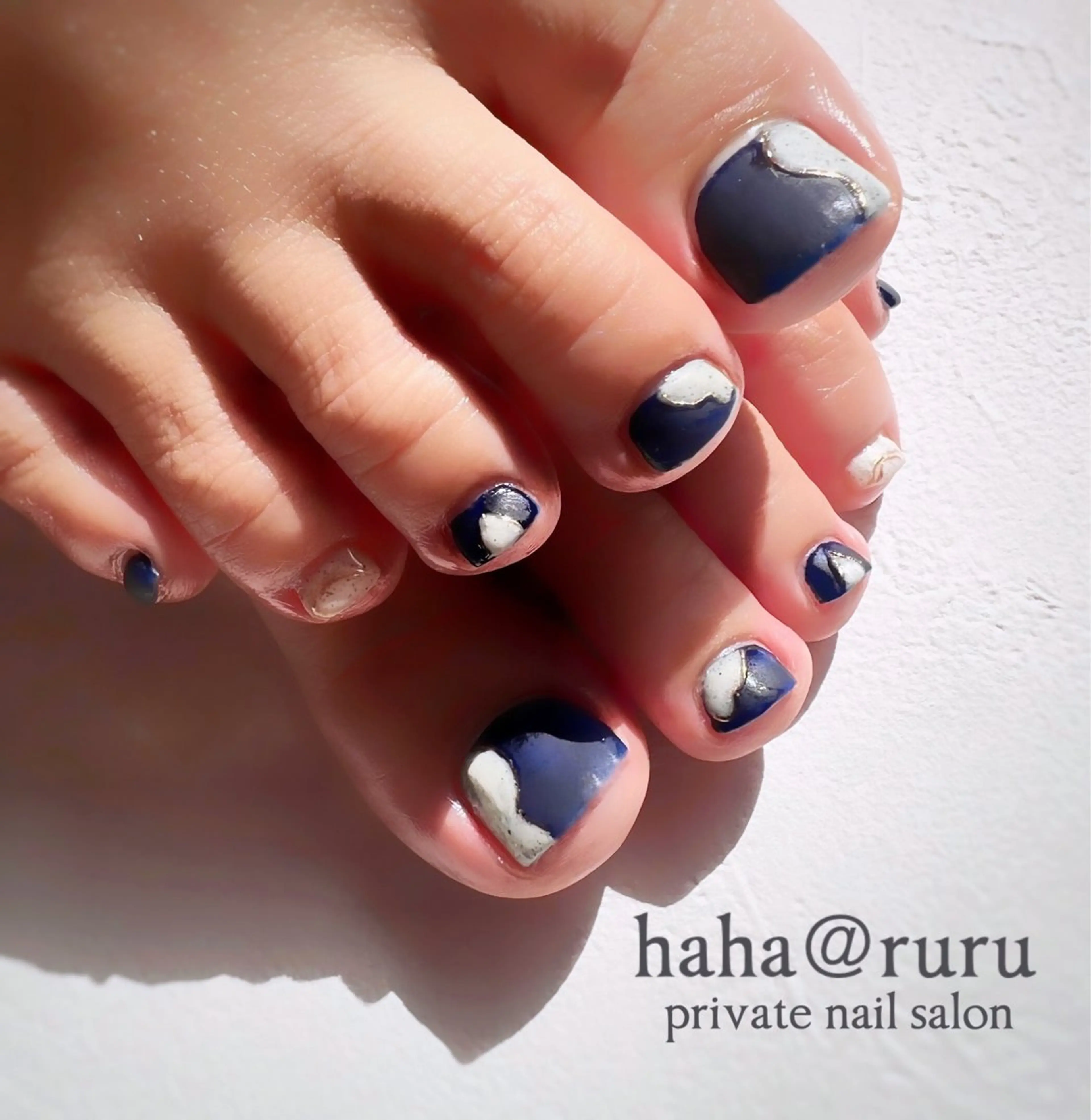 ネイル フットネイル haha@ ruruのネイルデザイン
