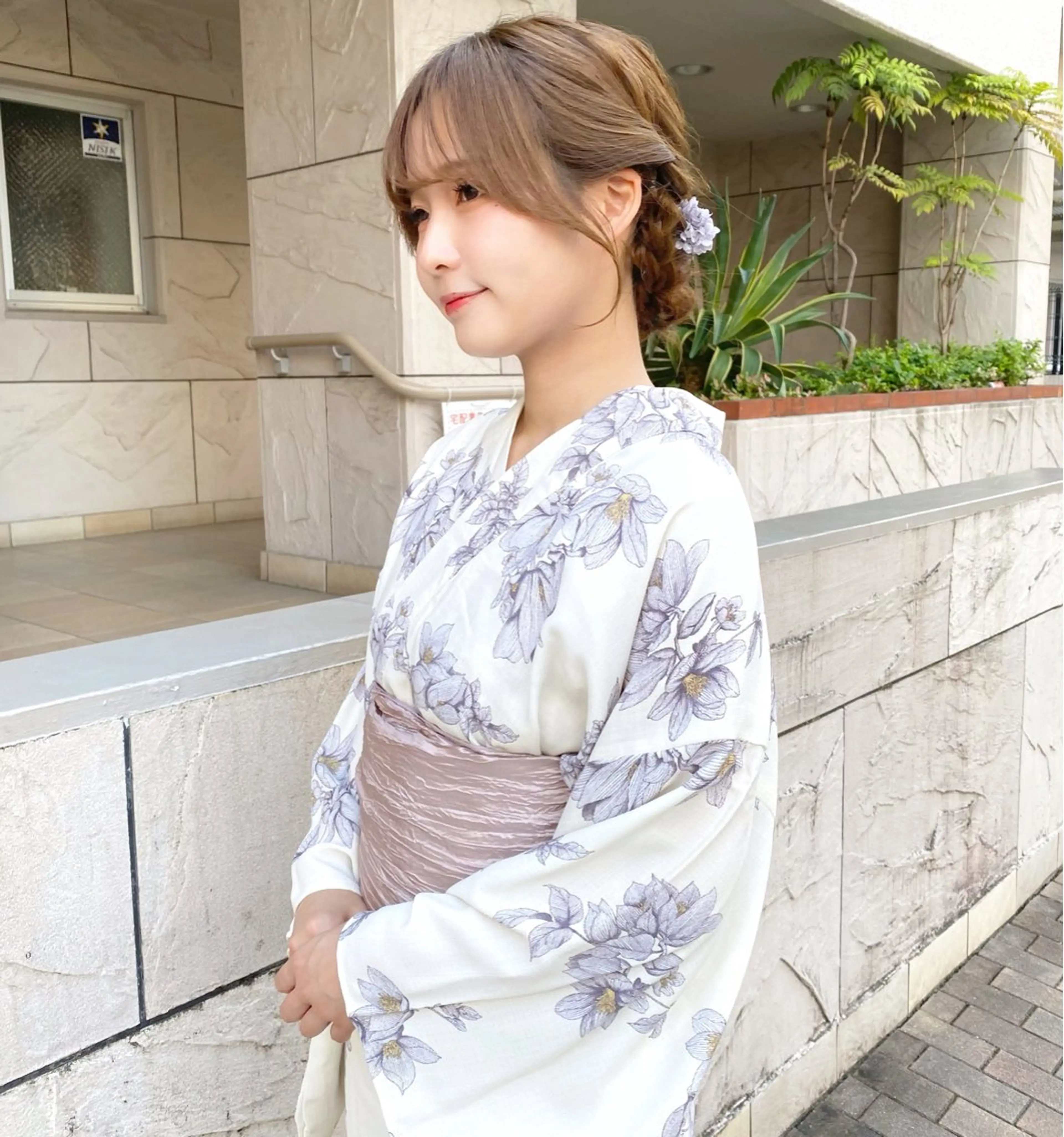 ヘアアレンジ mizuki/ピンク ベージュ.レイヤーのヘアスタイル