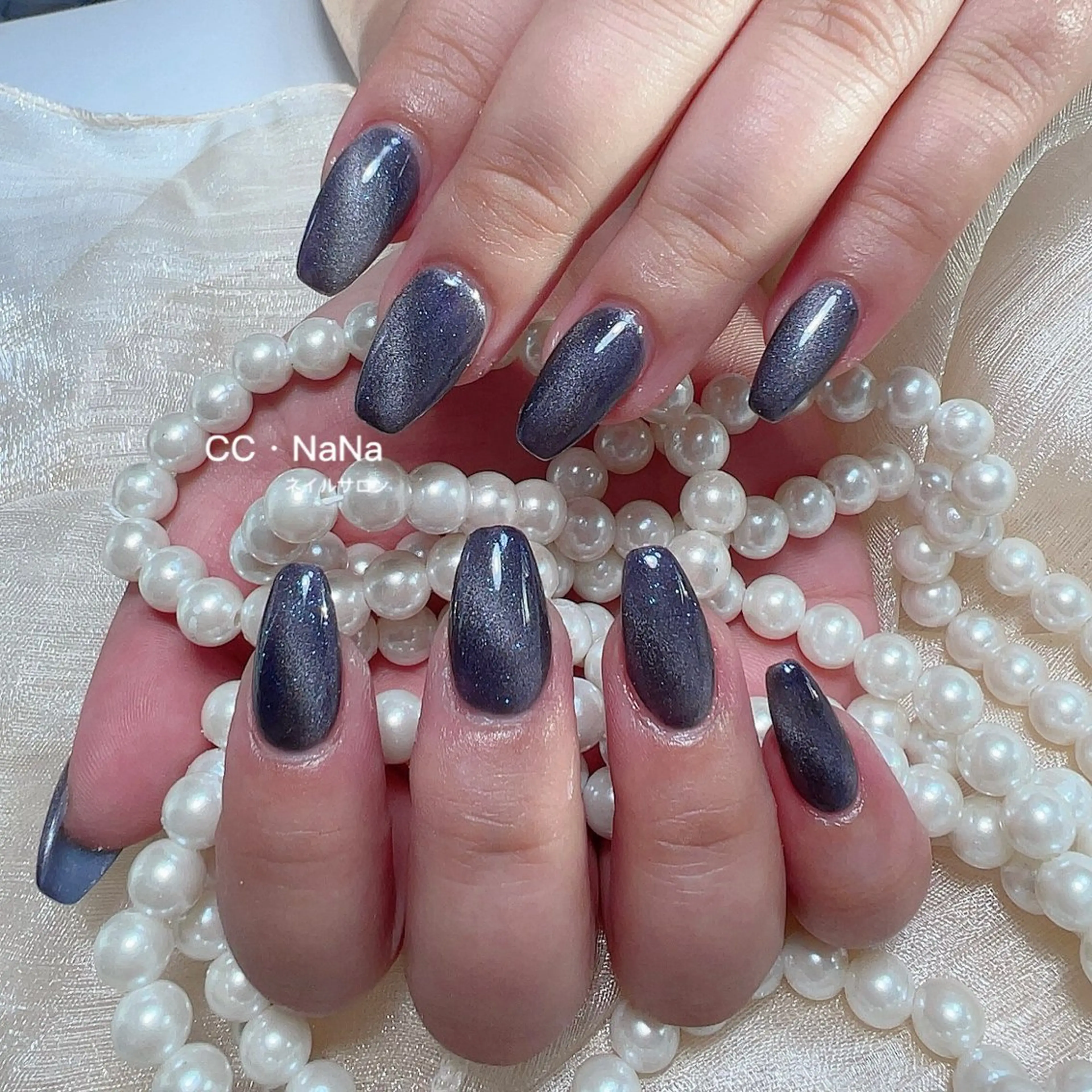 ネイル スカルプネイル ハンドネイル 💎CC・NaNa 韓国風ネイル🌙Cのネイルデザイン