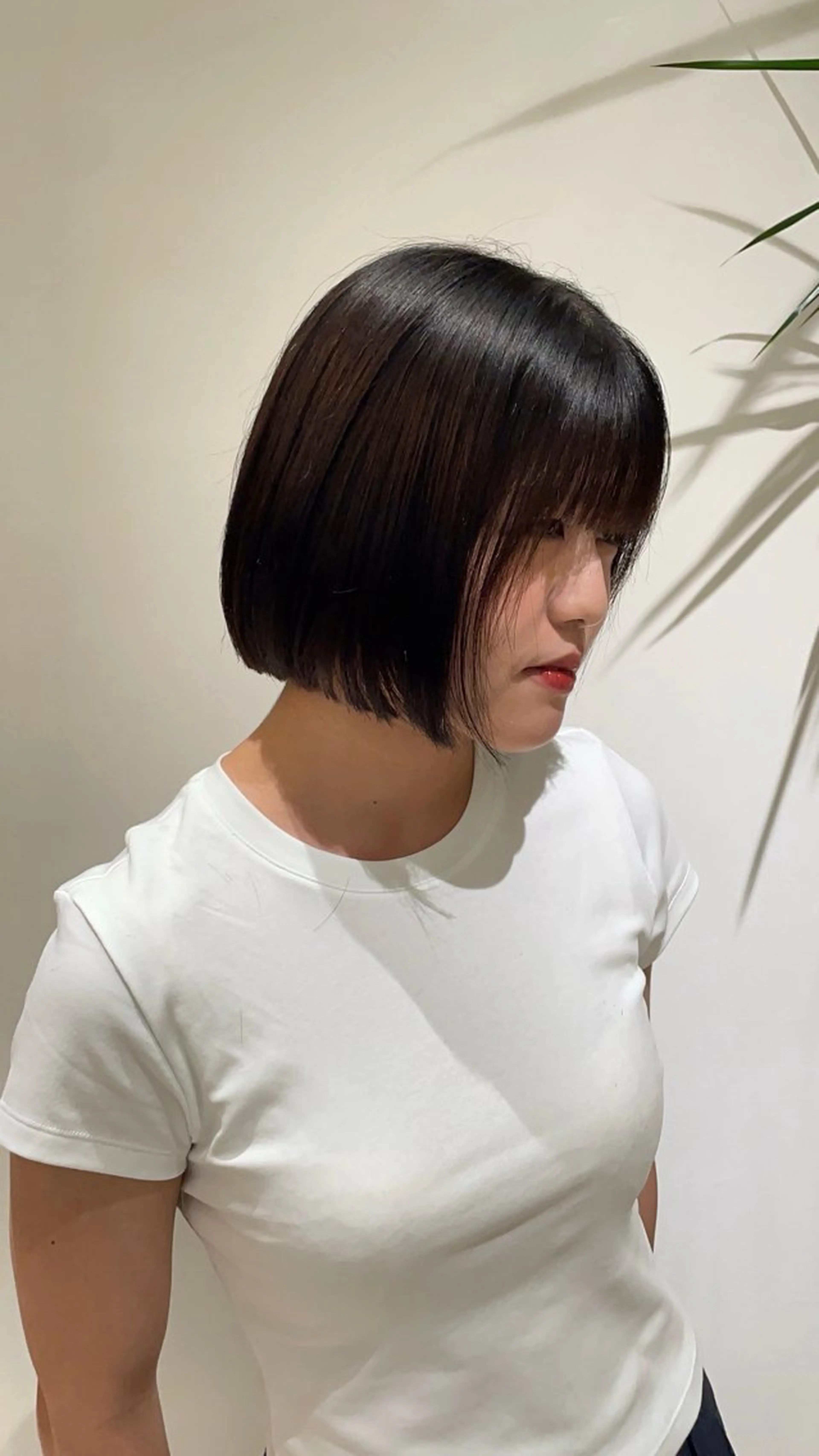 ミディアム カラー 渋谷/レイヤーボブ・ 透明感カラーしょうごのヘアスタイル