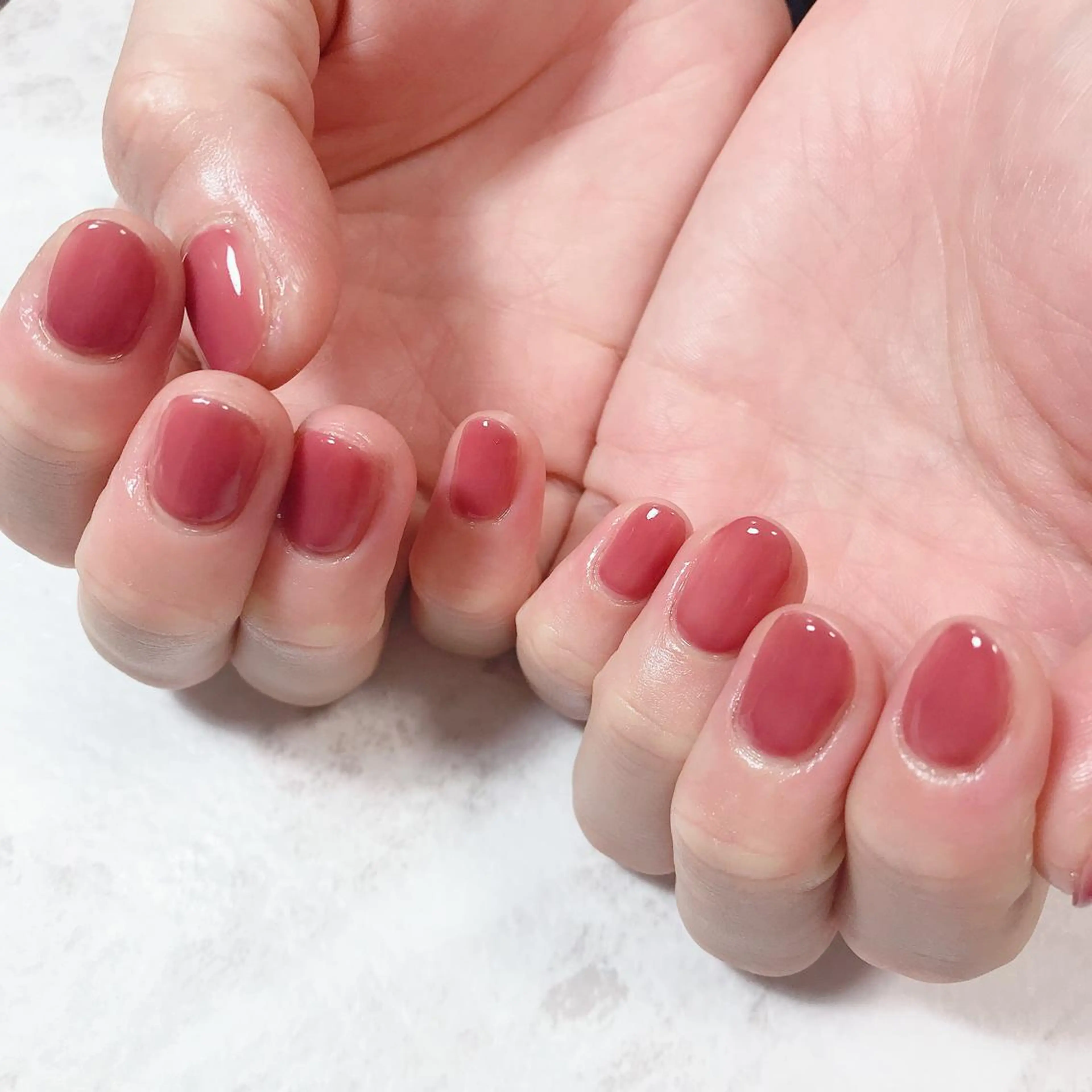 ネイル ワンカラーネイル sereha nailのネイルデザイン