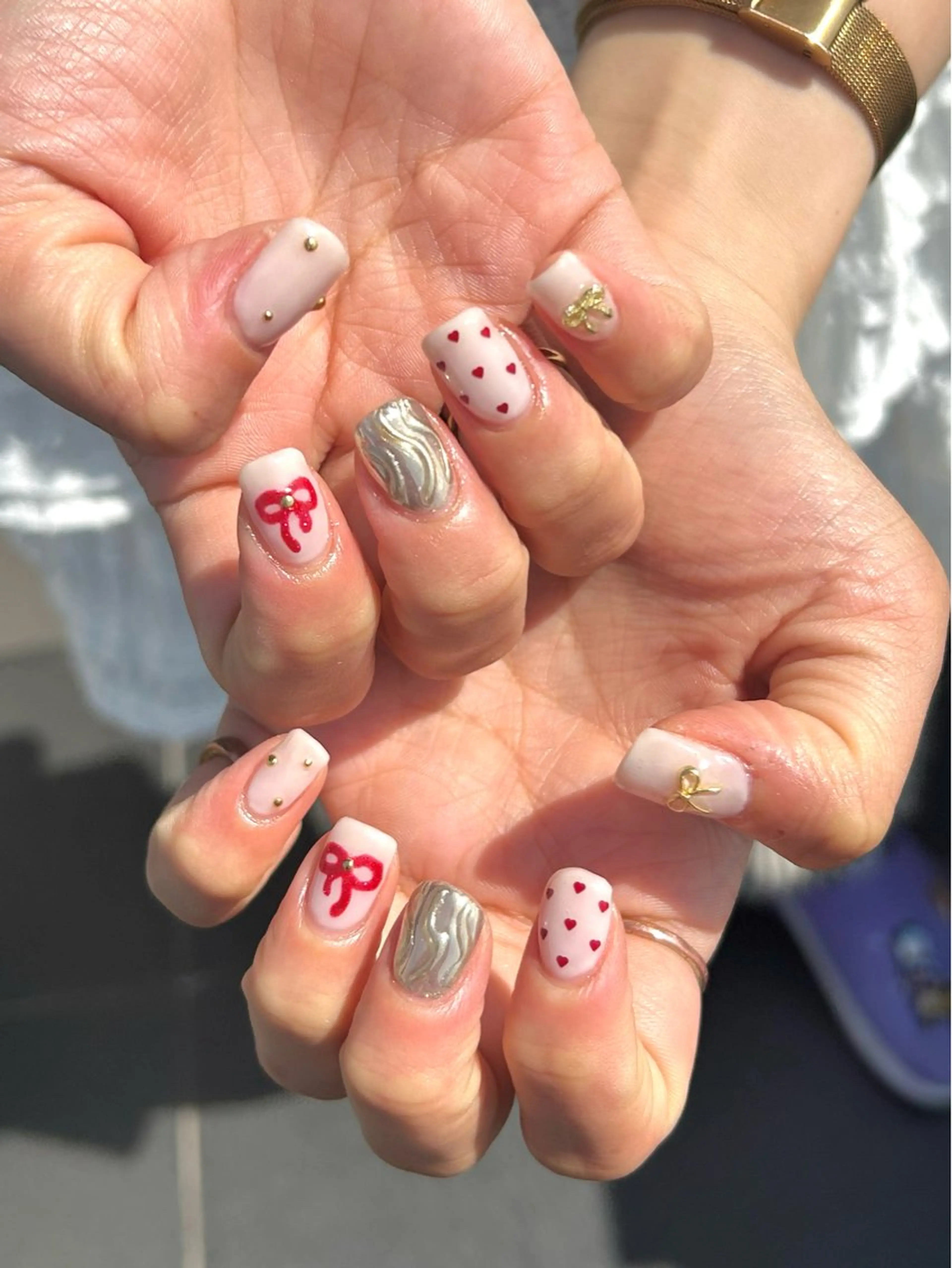 ネイル ハンドネイル Mana  🫧 パラジェル⌇自由が丘のネイルデザイン