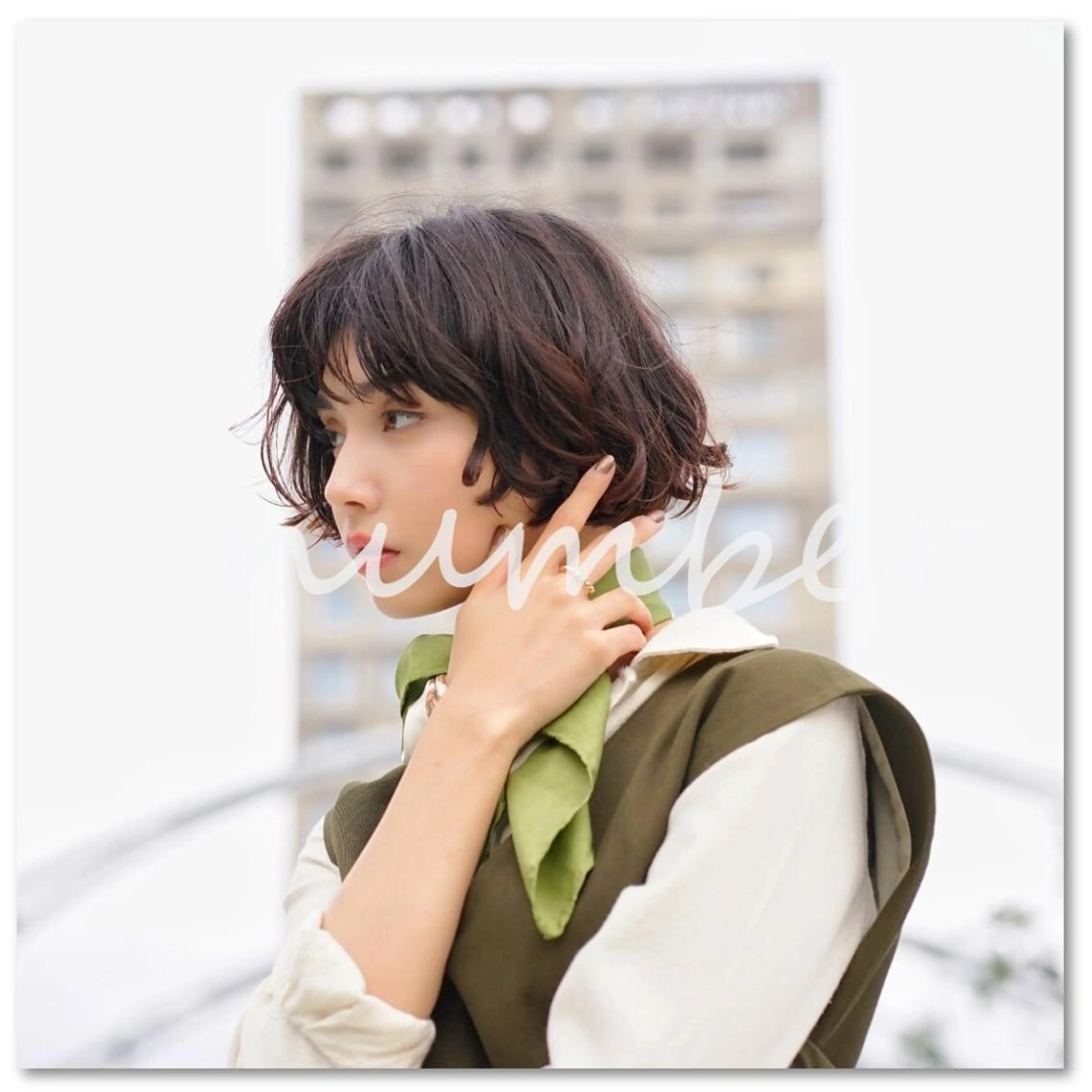 ショート パーマ ボブ デート ハイライト 髪質改善 タンバルモリ 【N°deseo】 吉祥寺のヘアスタイル