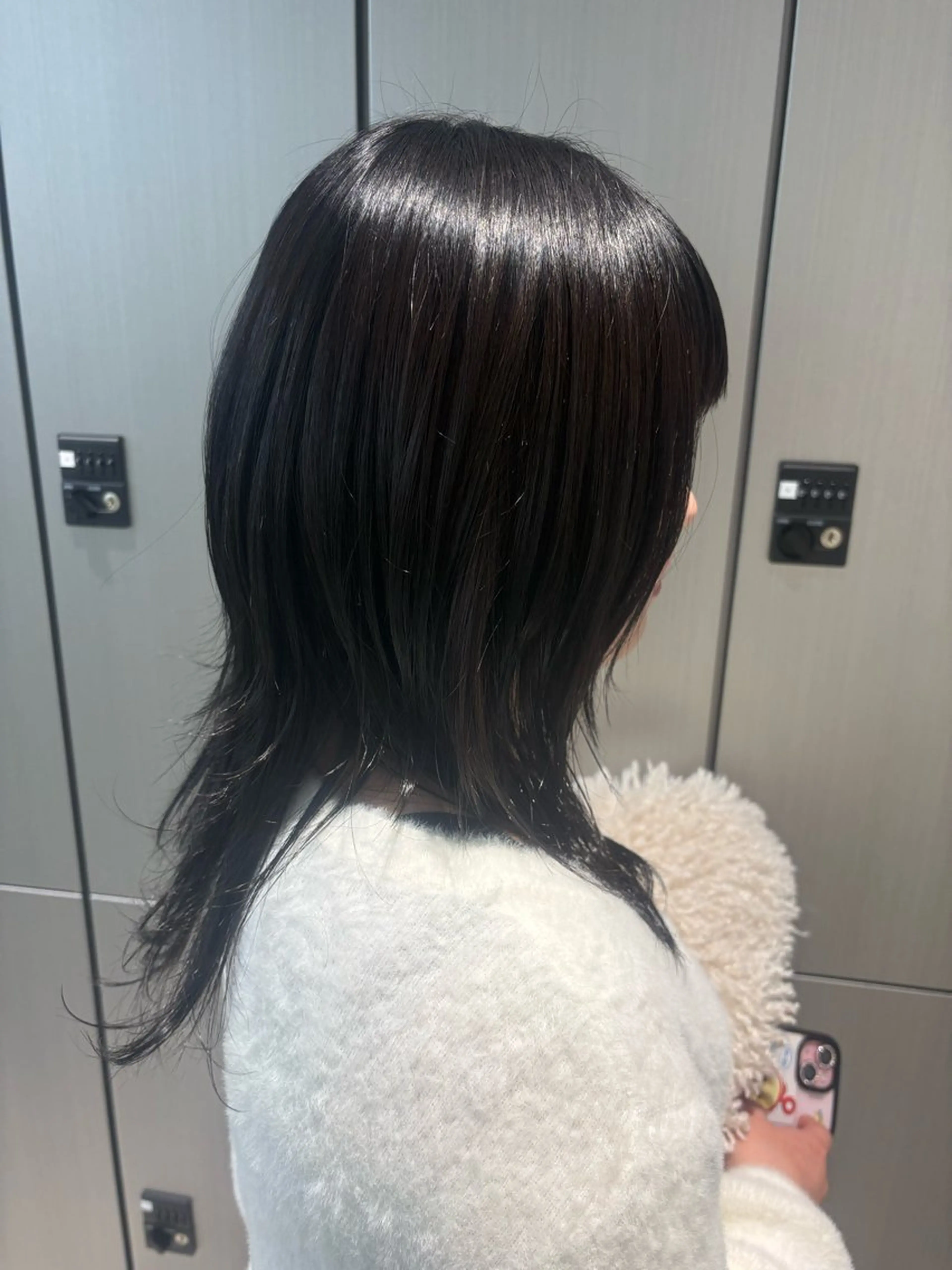 平日限定19:00~❣️全頭ワンカラー+4stepトリートメント+コテ巻きorストレートスタイリング𓂃🫧の写真