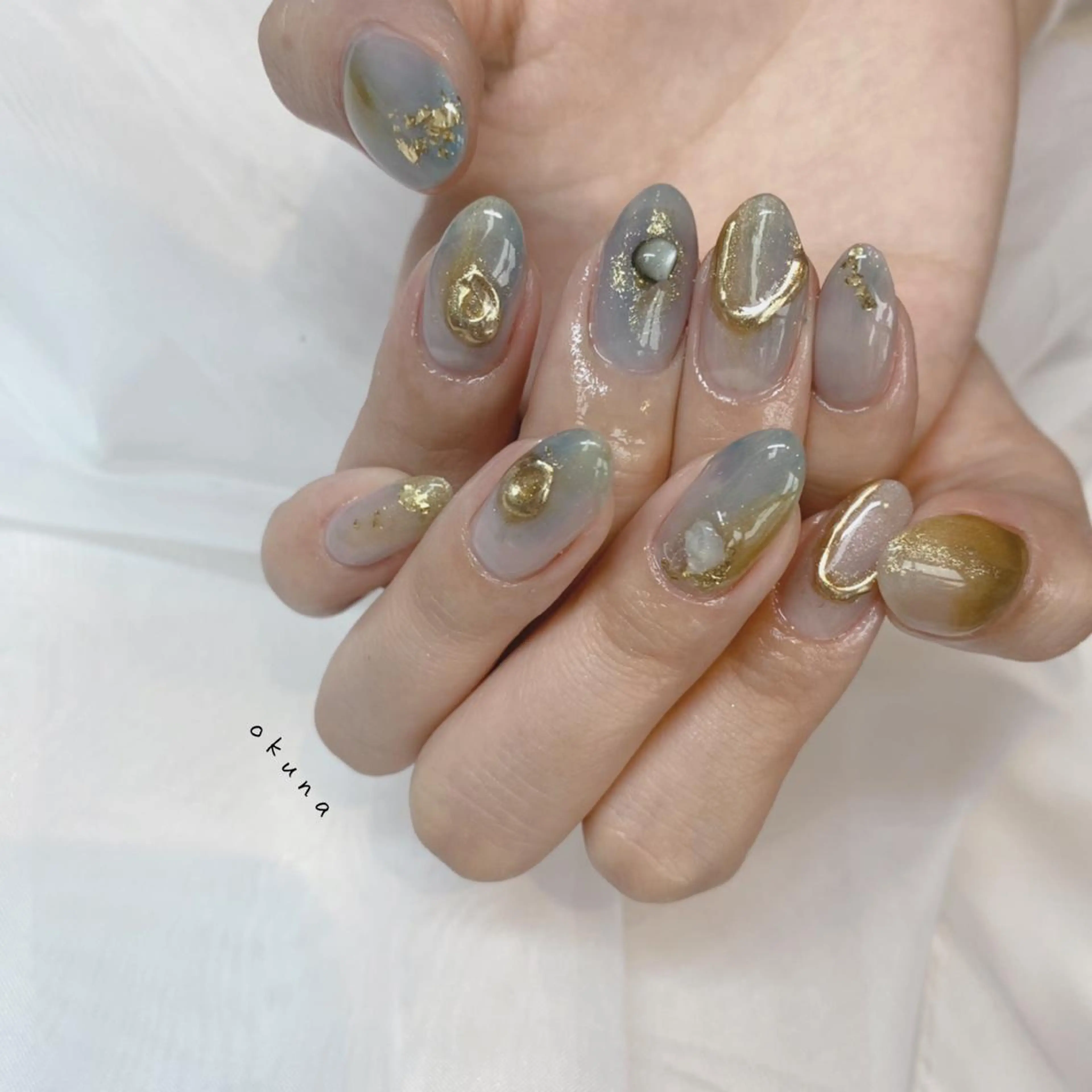 ネイル ニュアンスネイル ハンドネイル パンチャパンチャ ネイルサロンのネイルデザイン