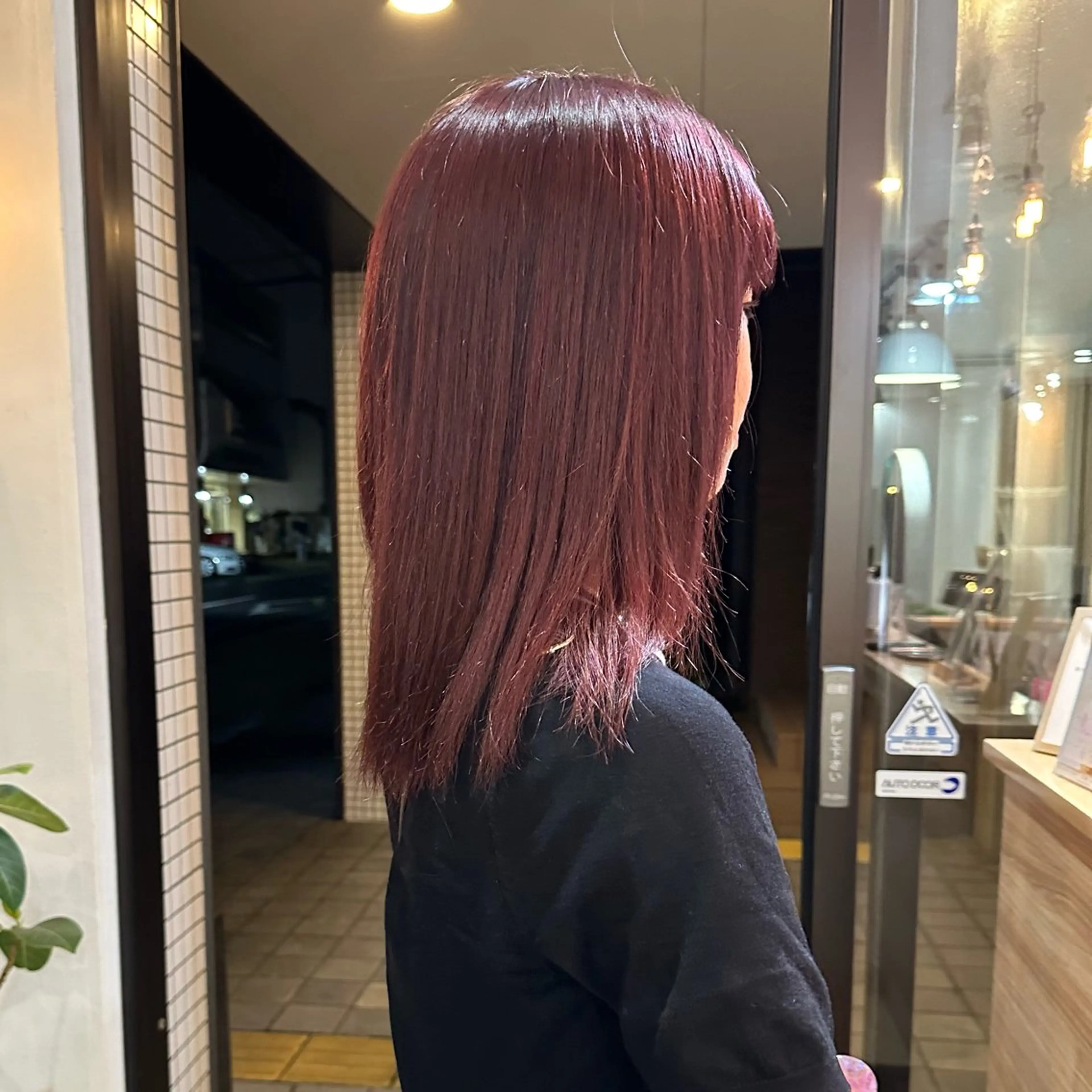 カラー ブリーチ ブリーチなしカラー GIFT所属・橋本叶夢/ ショートヘア/透け感のヘアスタイル