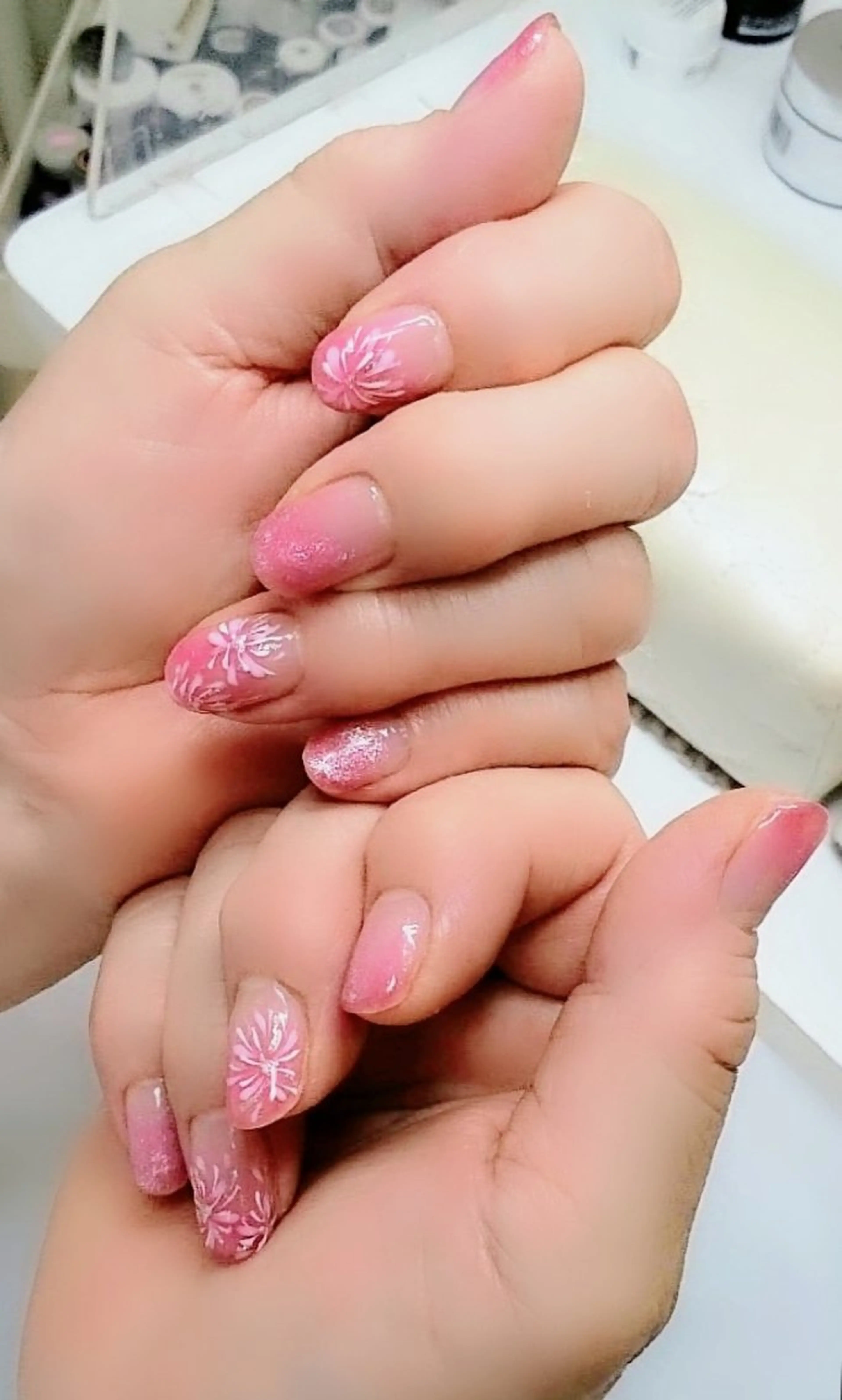 ネイル ハンドネイル 黒浜 ちなみのネイルデザイン