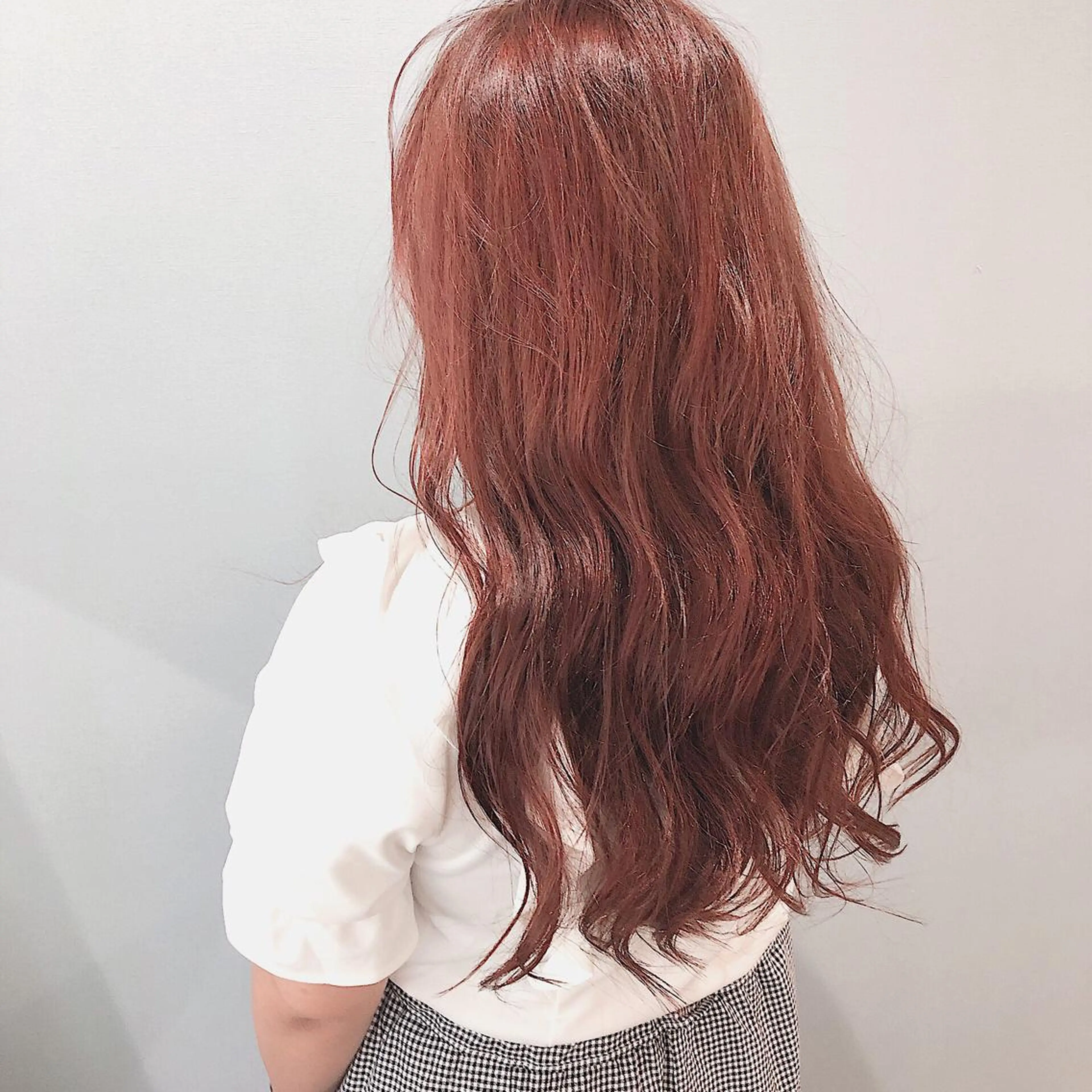 セミロング カラー ブラウンカラー ピンクカラー ピンクブラウン 美髪専門サロンby mile所属・美髪専門サロン kazuのヘアスタイル