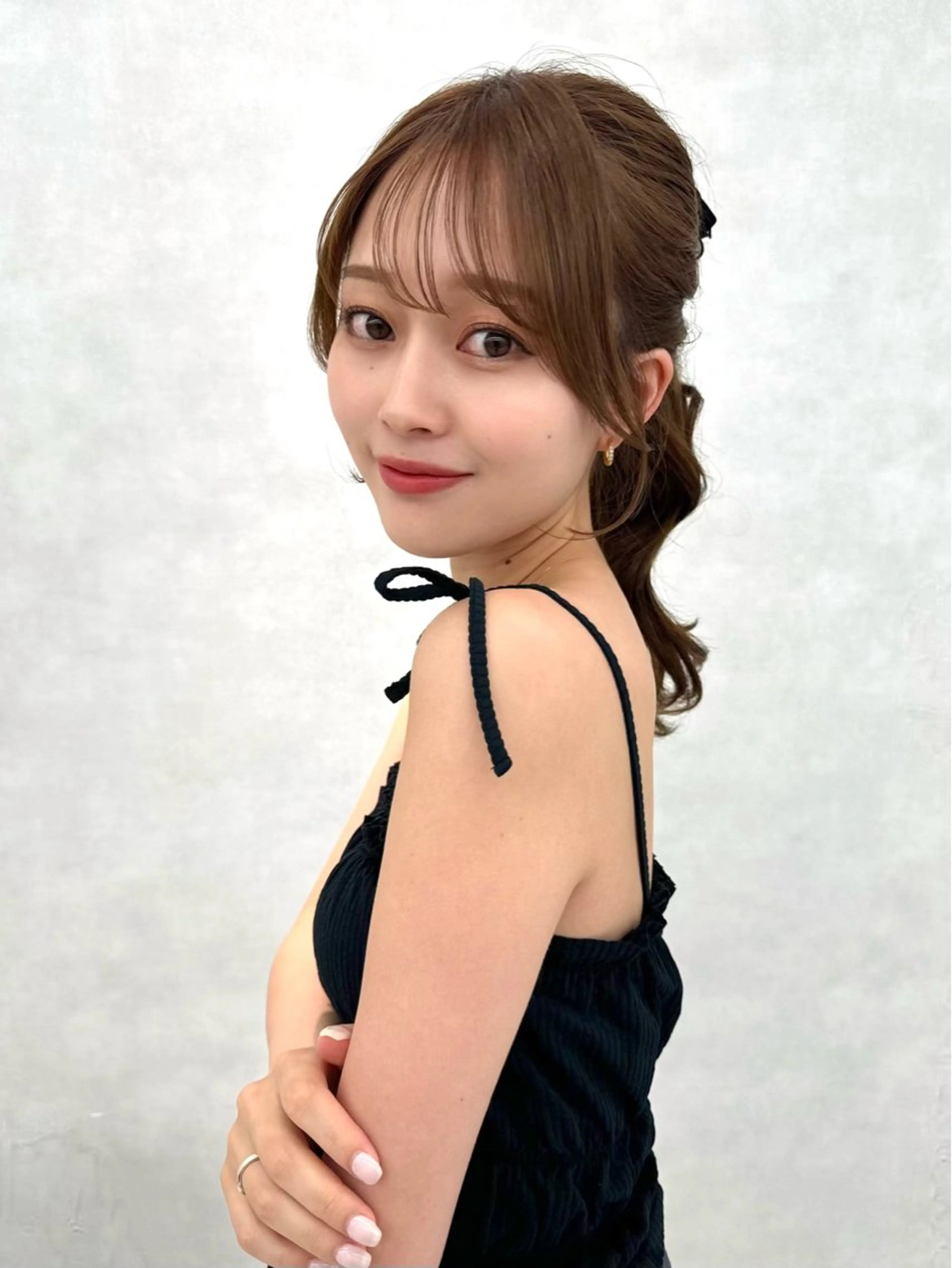 セミロング 顔周り🇰🇷韓国 レイヤー/いづみ💞のヘアスタイル