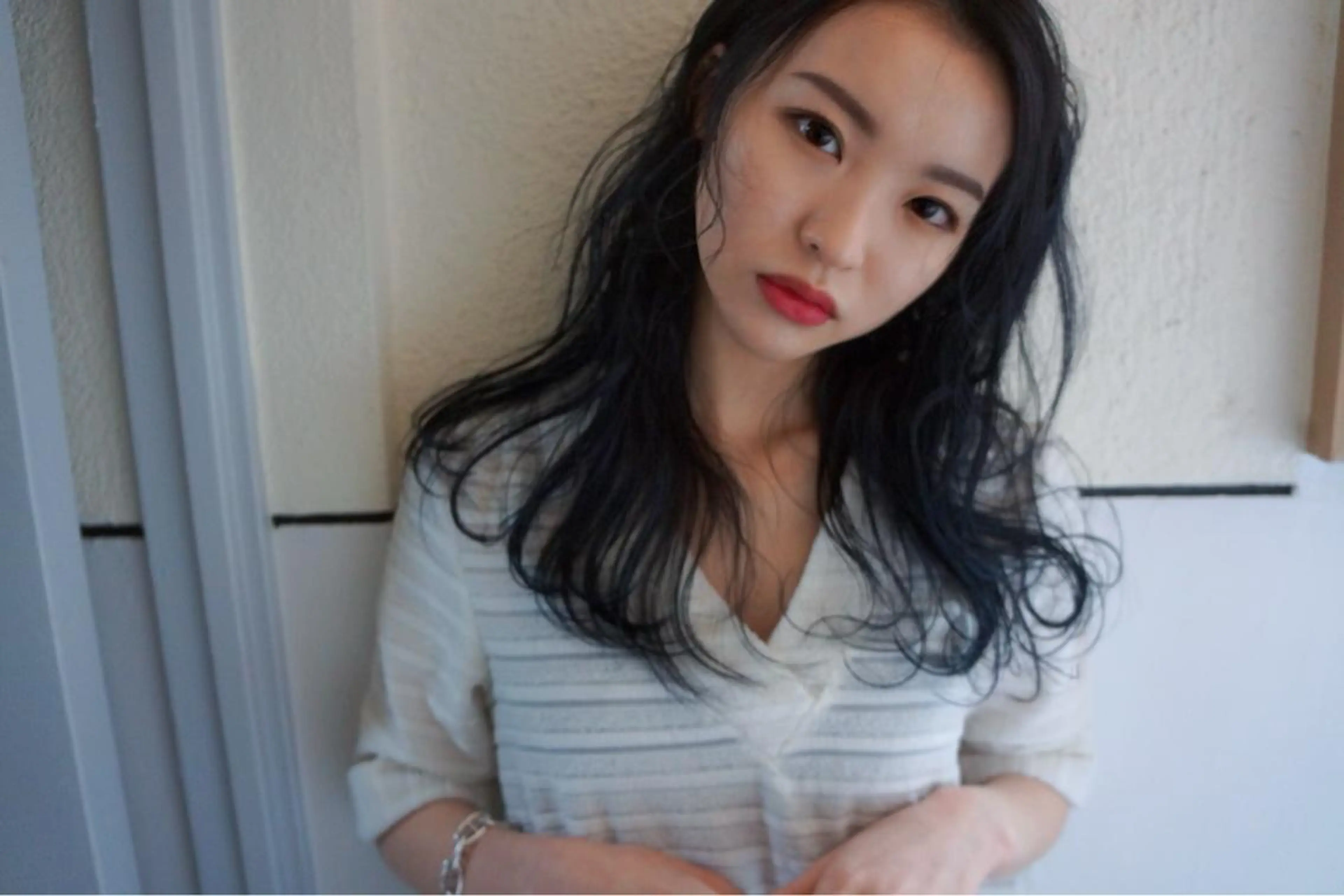 ロング カラー パーマ ヘアアレンジ メンズ キッズ ネイル マツエク・マツパ ベージュカラー ブルーカラー ブルージュ 透明感カラー グレージュ 古賀 侑磨のヘアスタイル