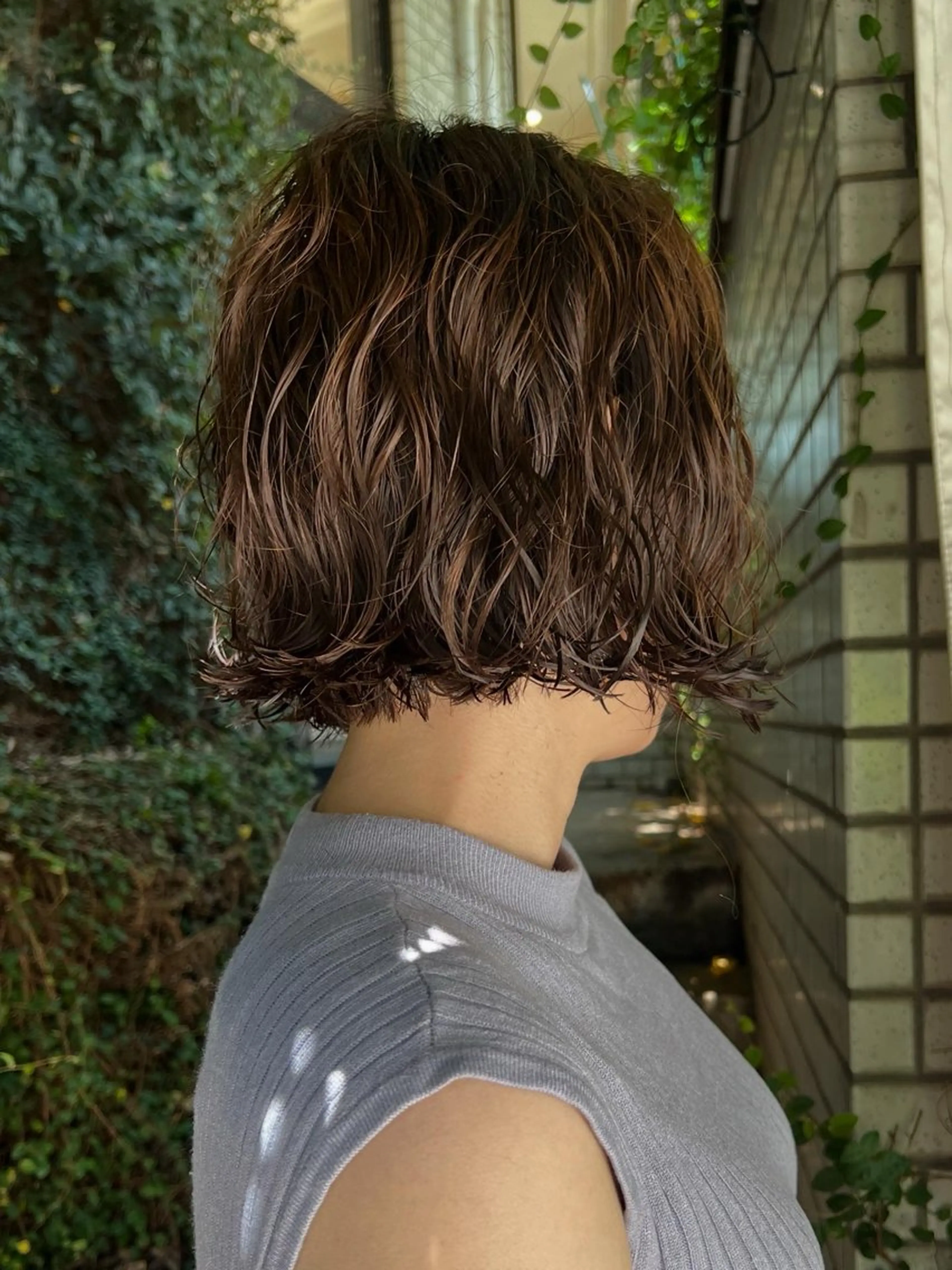 ショート パーマ ショートヘア 浅倉一馬のヘアスタイル