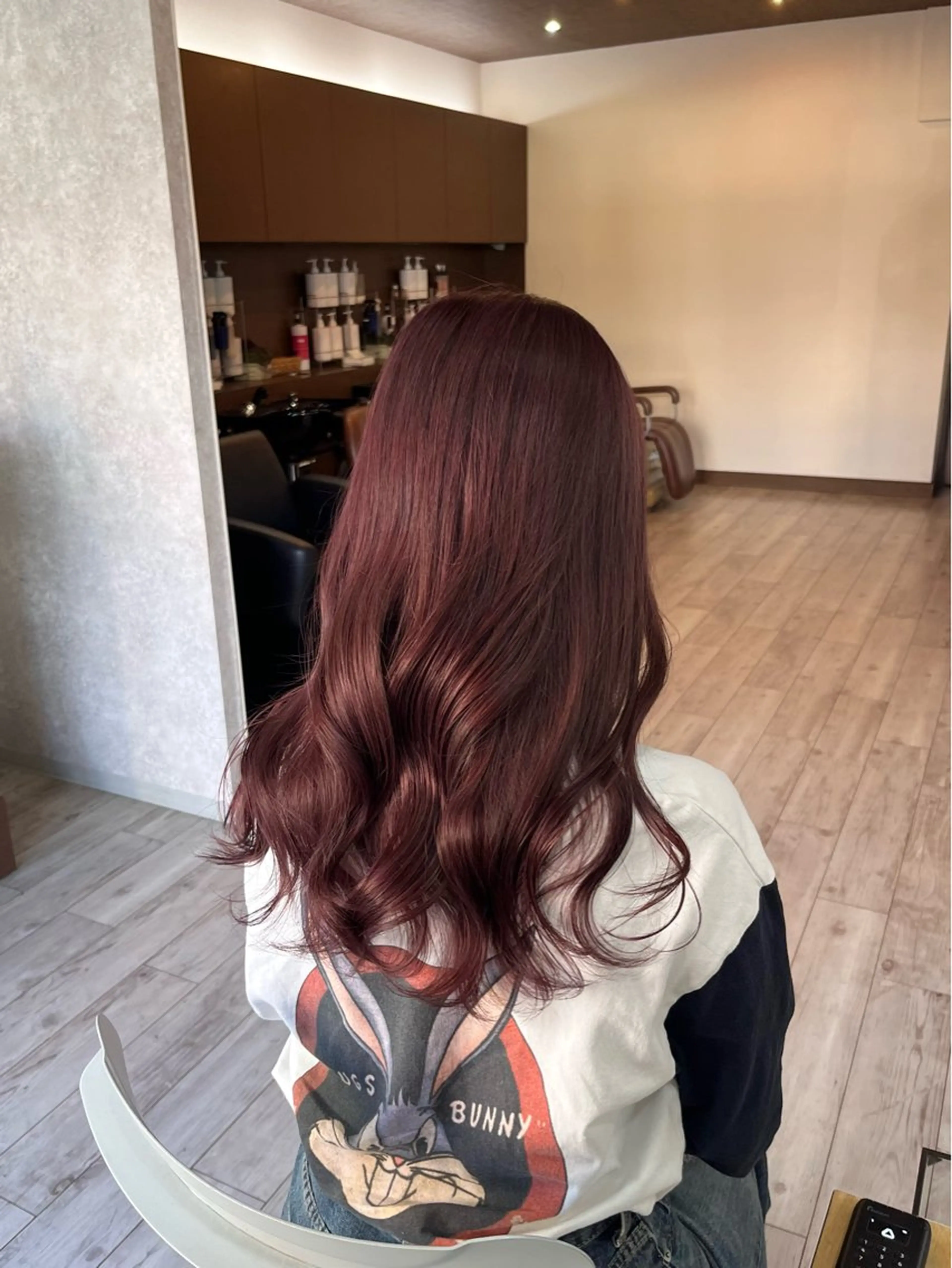 セミロング カラー 村田梨乃/ minim hairのヘアスタイル