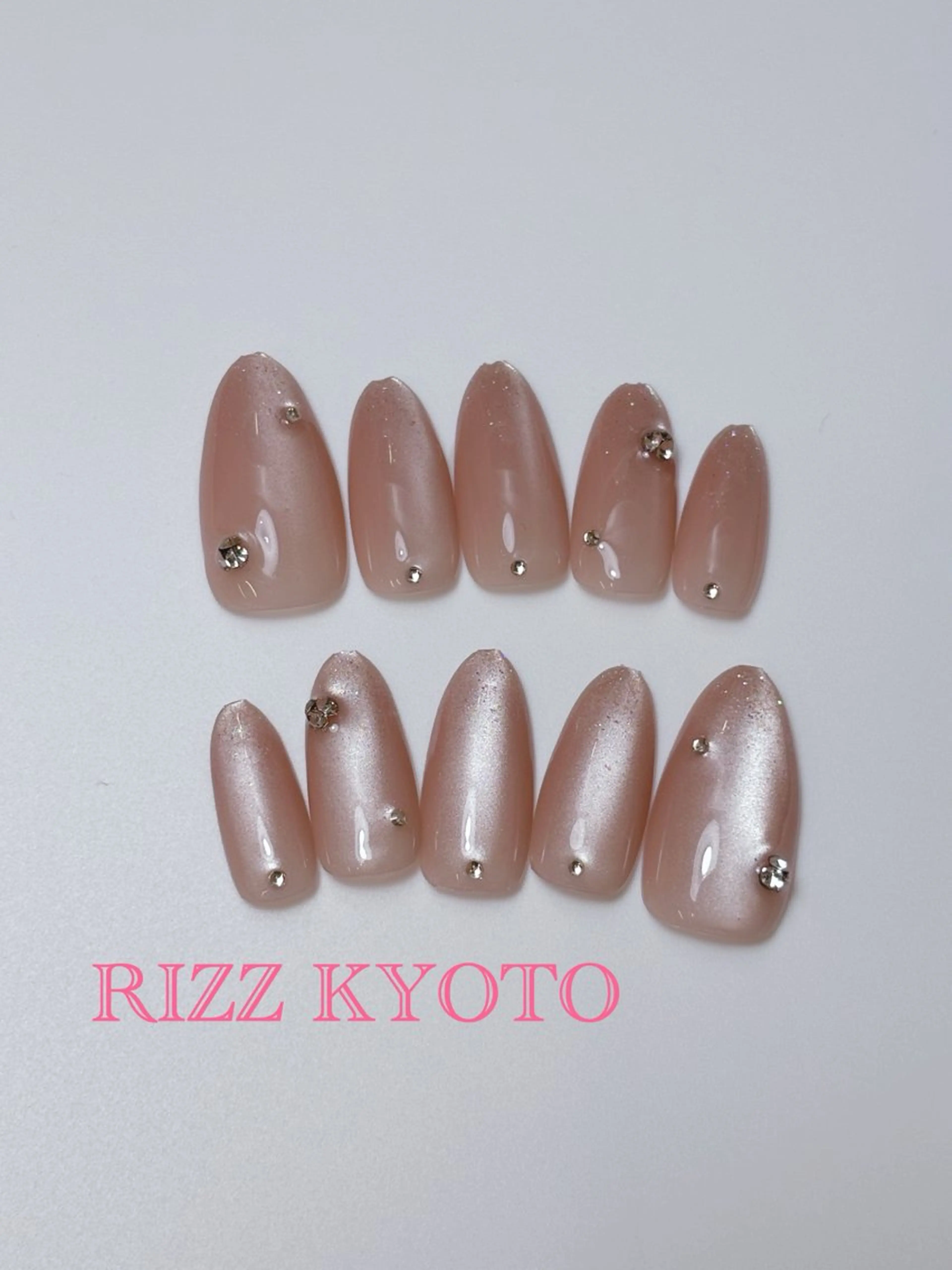 ネイル ネイルチップ ハンドネイル RIZZ KYOTO ゆうのネイルデザイン