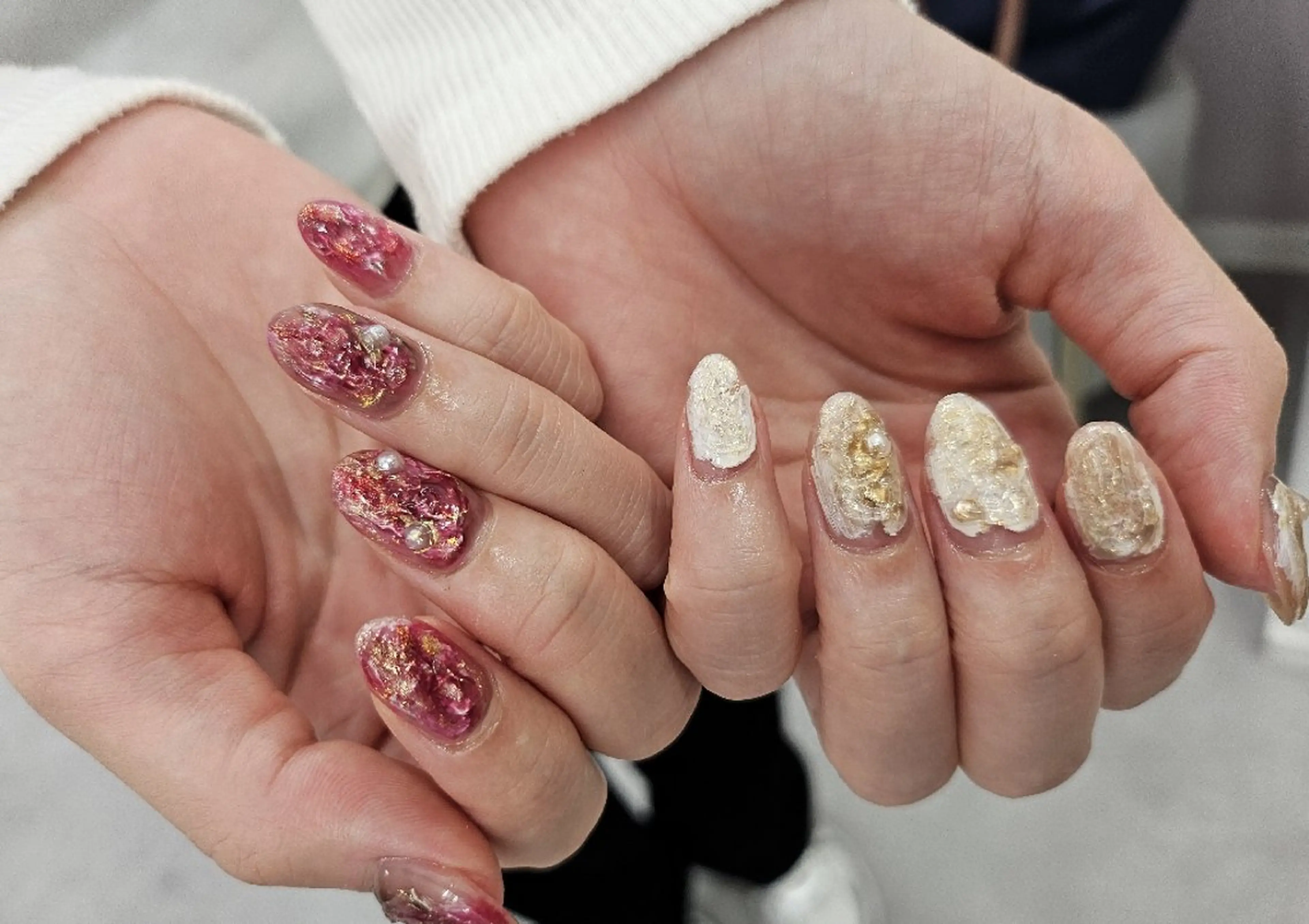 ネイル ジェルネイル 持ち込み ニュアンスネイル パラジェル ハンドネイル puku nail 🌼kazu🌼のネイルデザイン