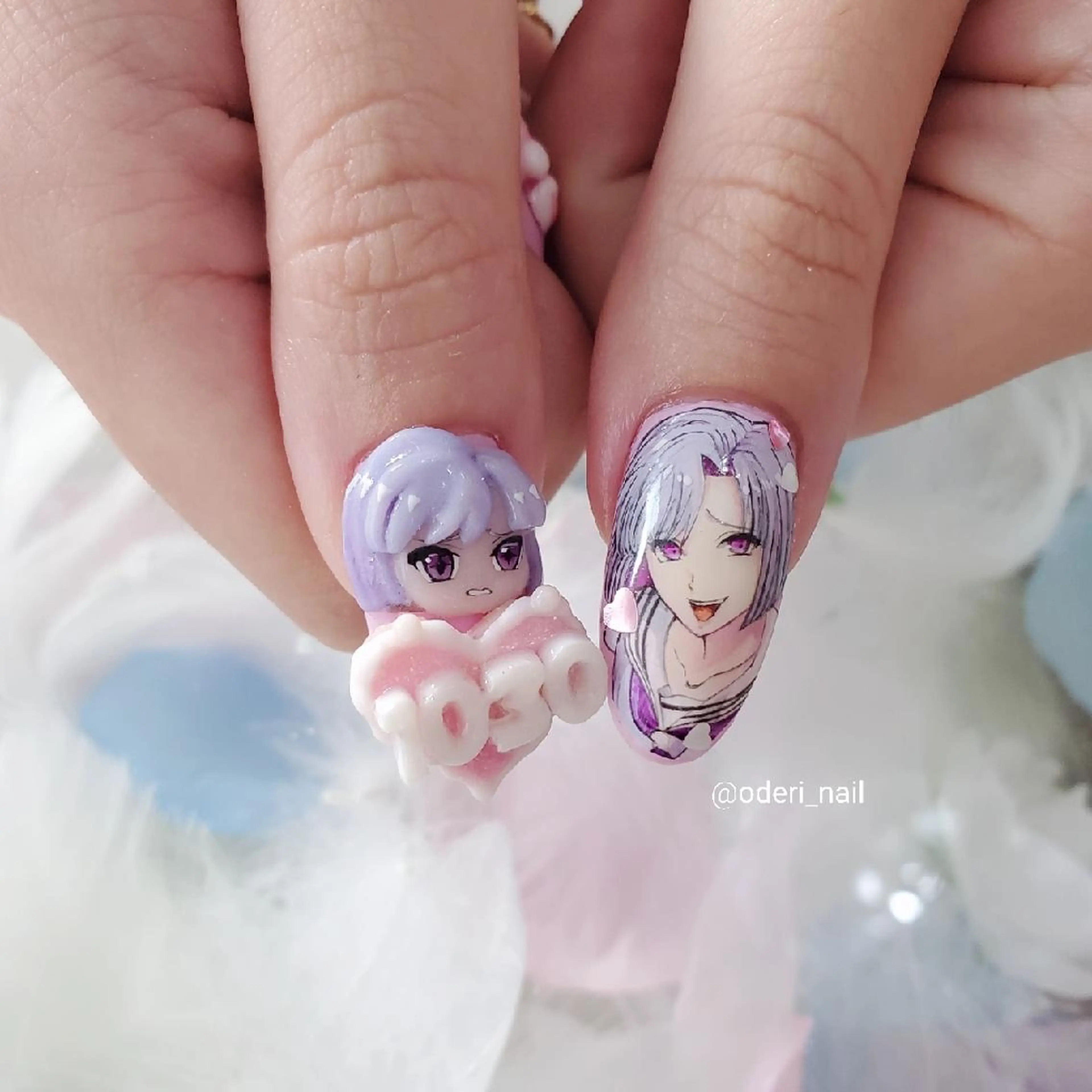 ネイル アートネイル ジェルネイル おで@ oderi_nailのネイルデザイン