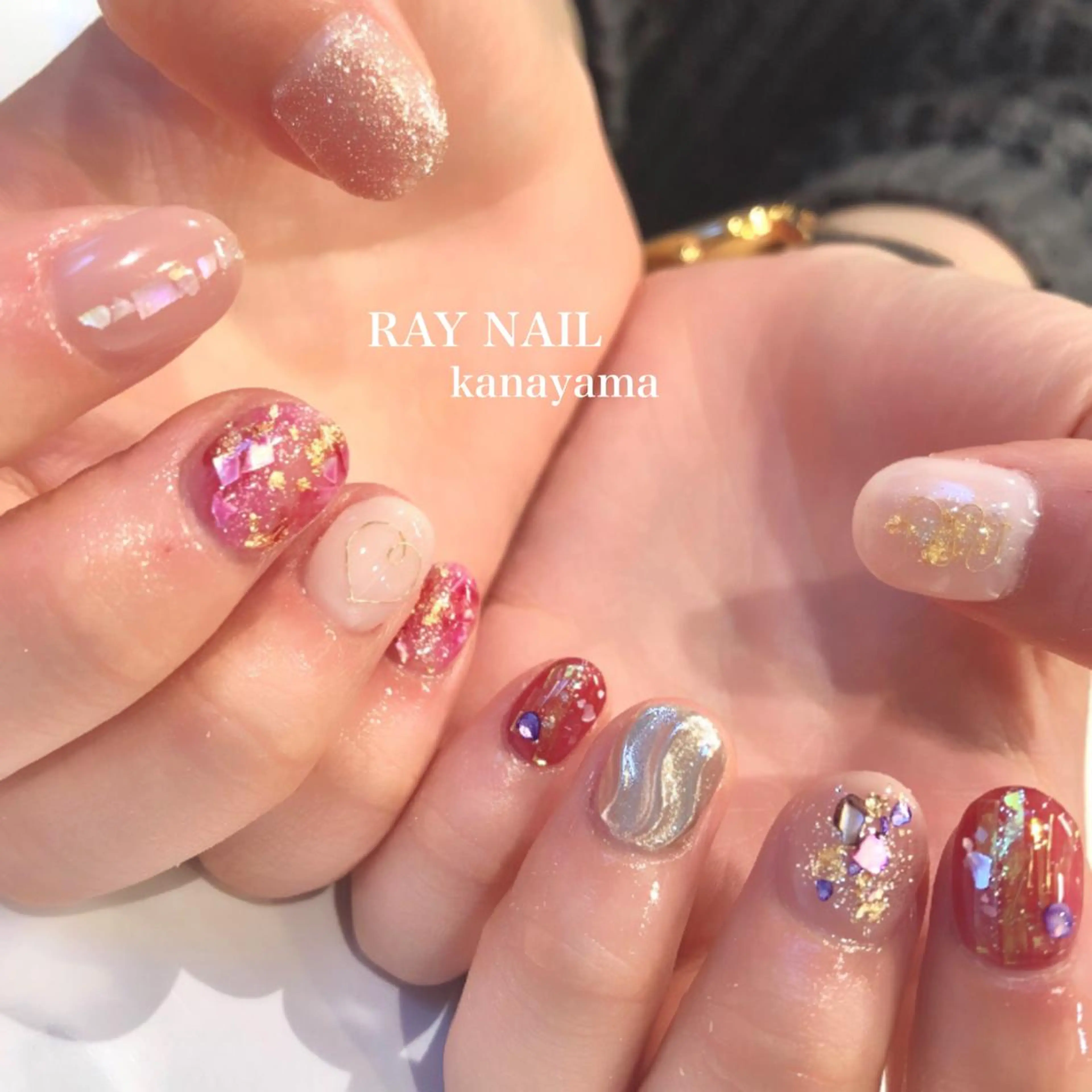 ネイル ニュアンスネイル Arowa 伊田のネイルデザイン