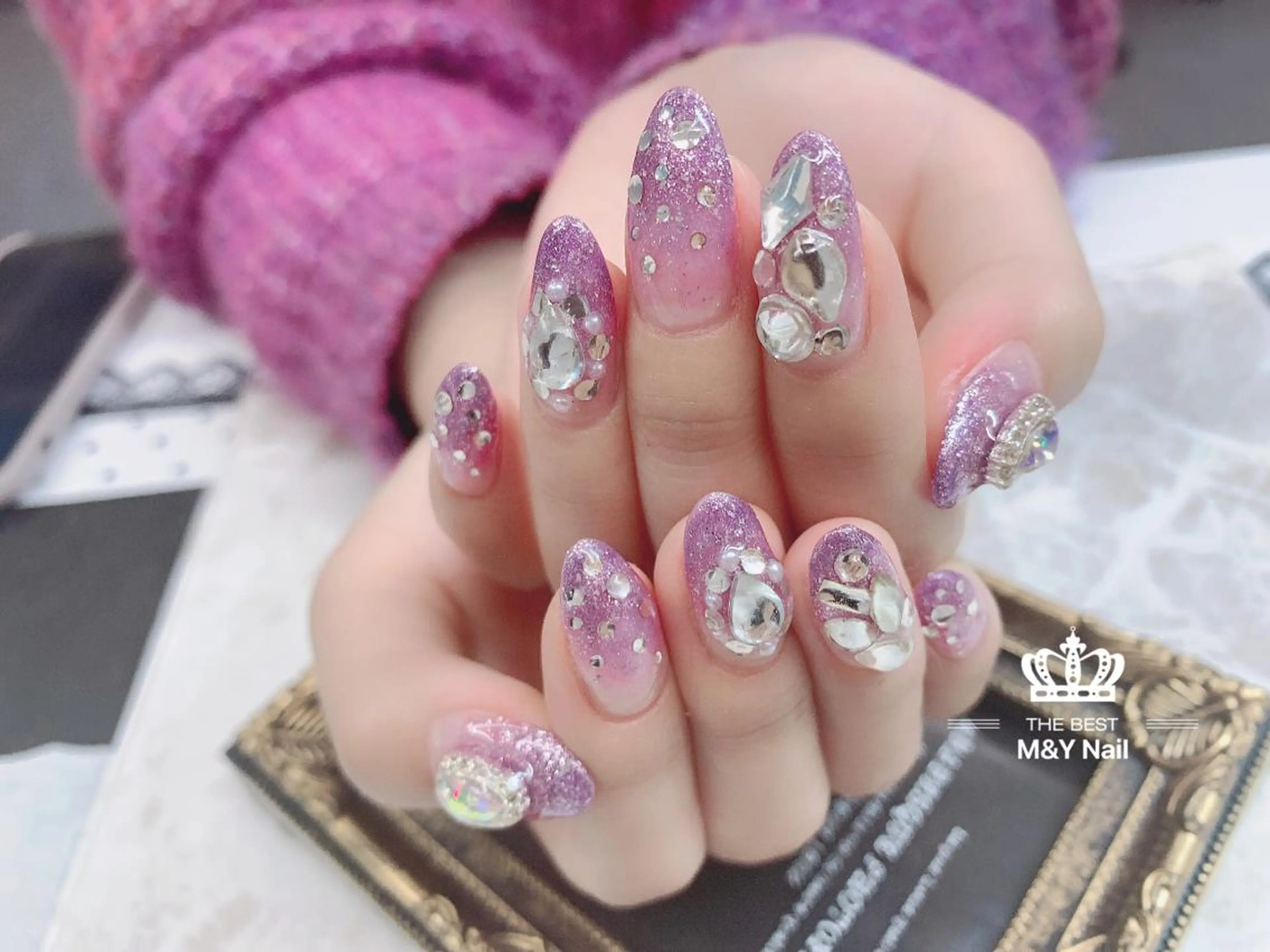 カラー ネイル ハンドネイル ハンドケア M&Y NailSalonのネイルデザイン