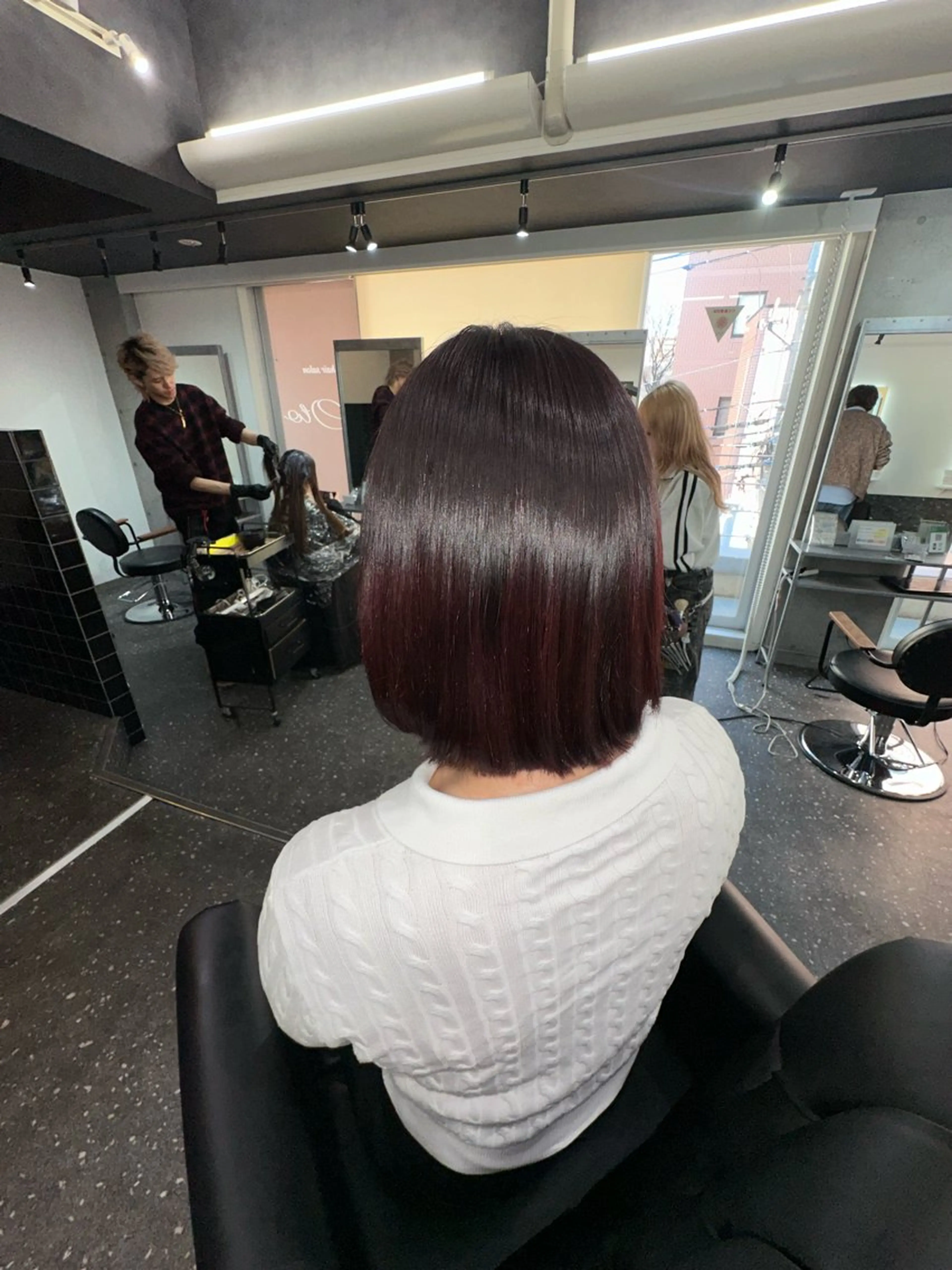 ミディアム カラー パーマ カット ヘアカラー 縮毛矯正 トリートメント 髪質改善⭐️縮毛矯正 中野⭐️Rinaのヘアスタイル