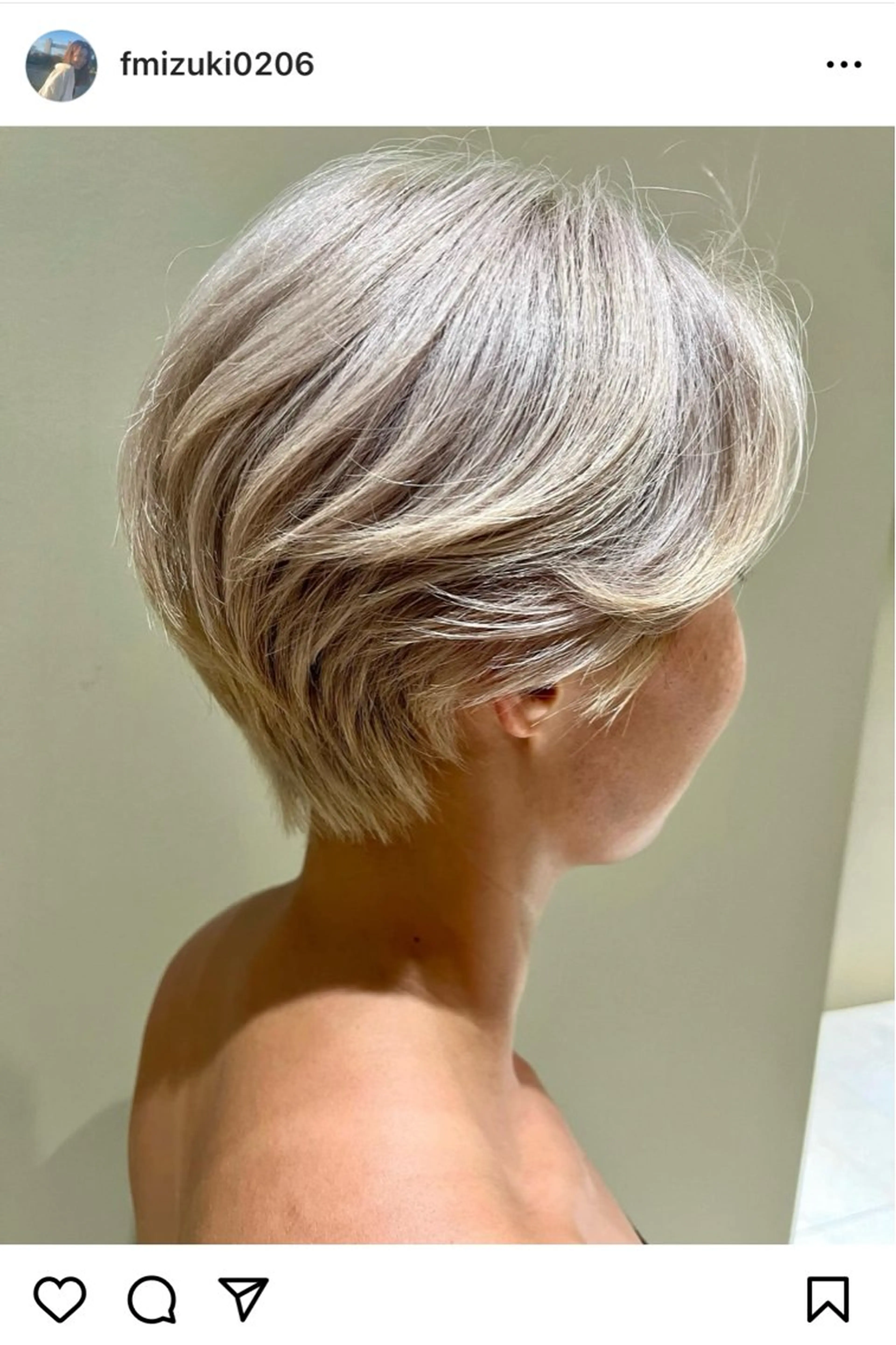 ショート 舟橋 瑞稀のヘアスタイル