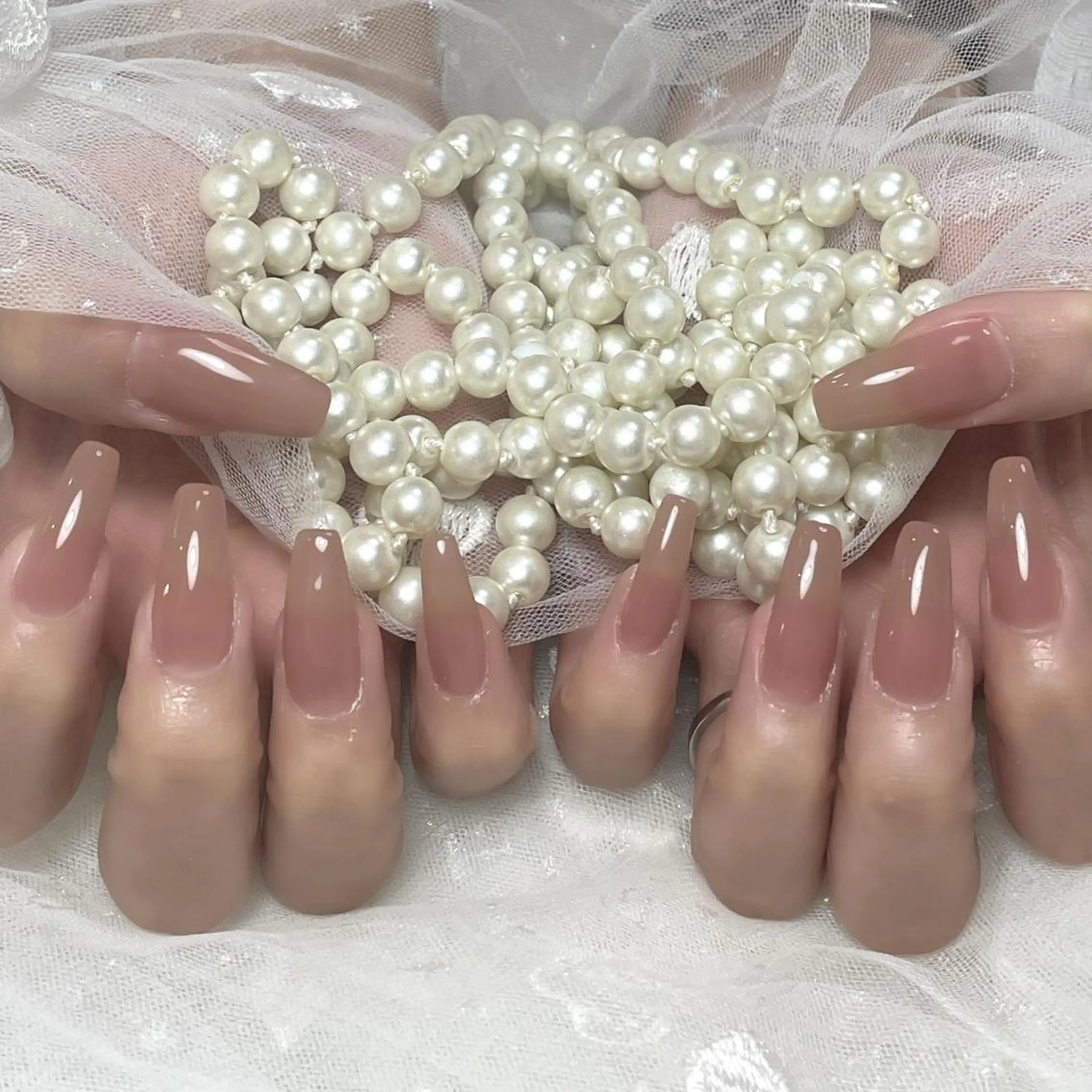 🌠🌠スカルプ長さだし+ワンカラー/ラメグラ(オフあり+500)の写真