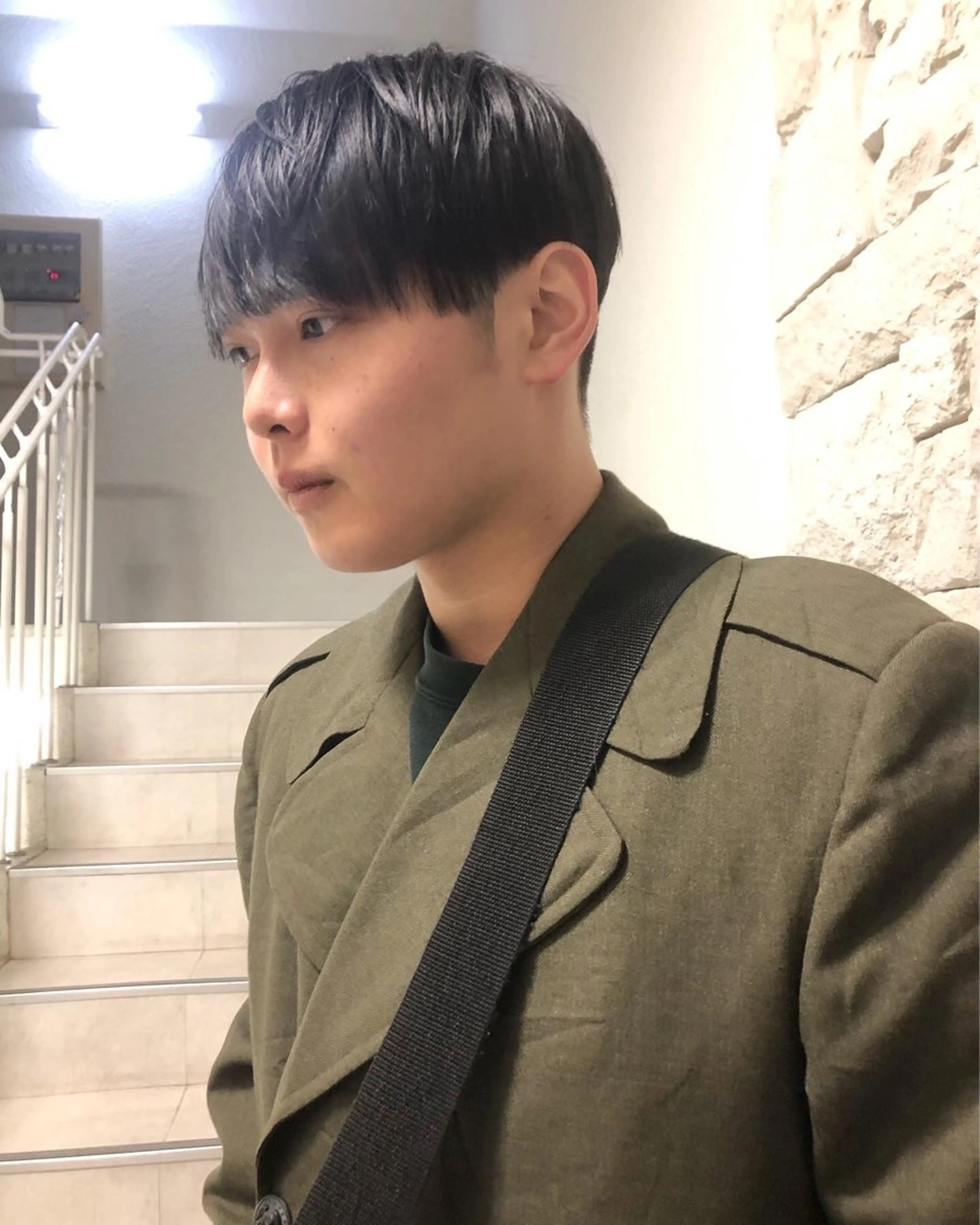 ヘアアレンジ メンズ マッシュ カット トリートメント ヘアセット ainico+所属・メンズ特化✂️栗原 侑也のヘアスタイル