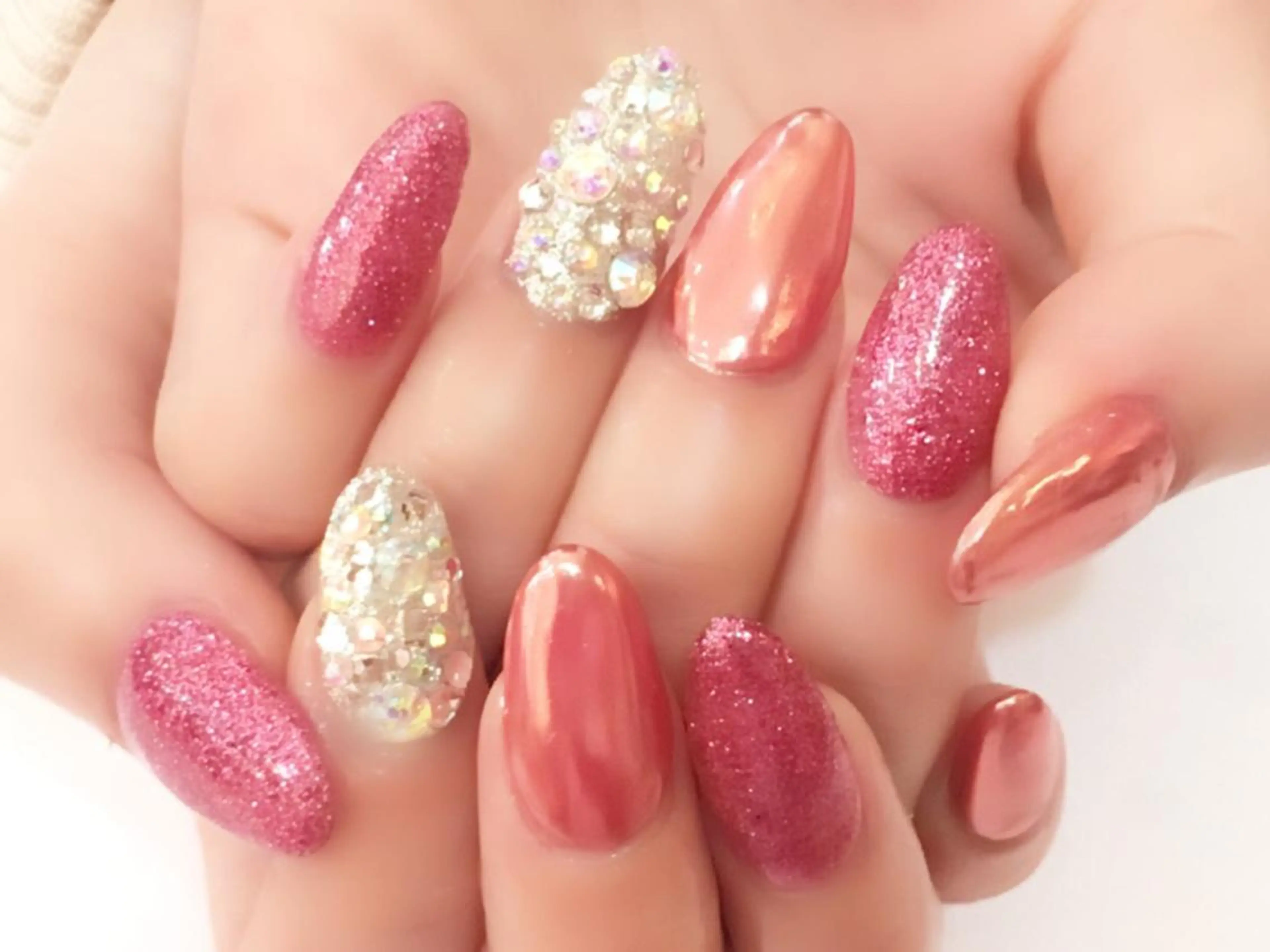 ミディアム カラー キッズ ネイル NAILSGOGO shibuyaのネイルデザイン