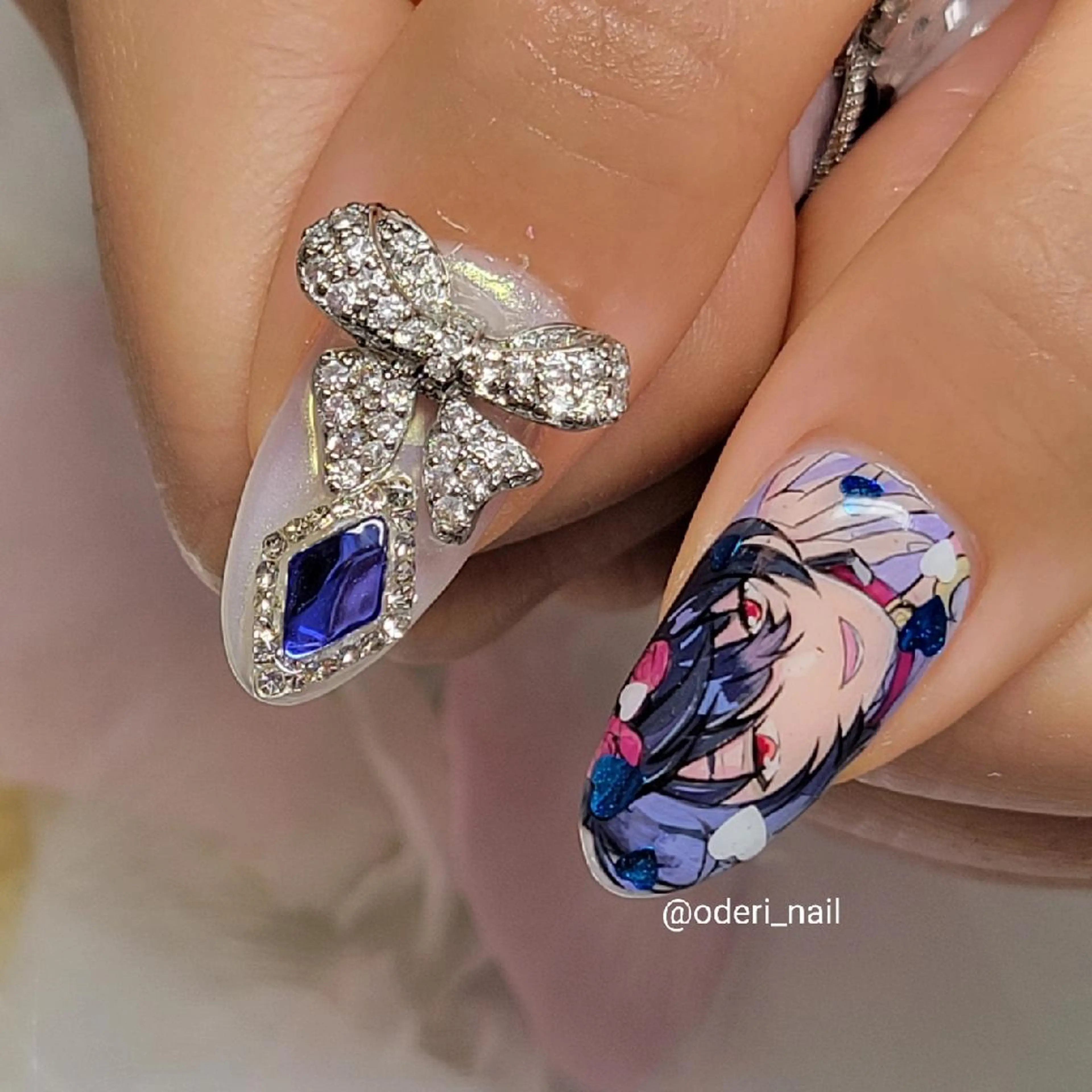 ネイル アートネイル ジェルネイル おで@ oderi_nailのネイルデザイン