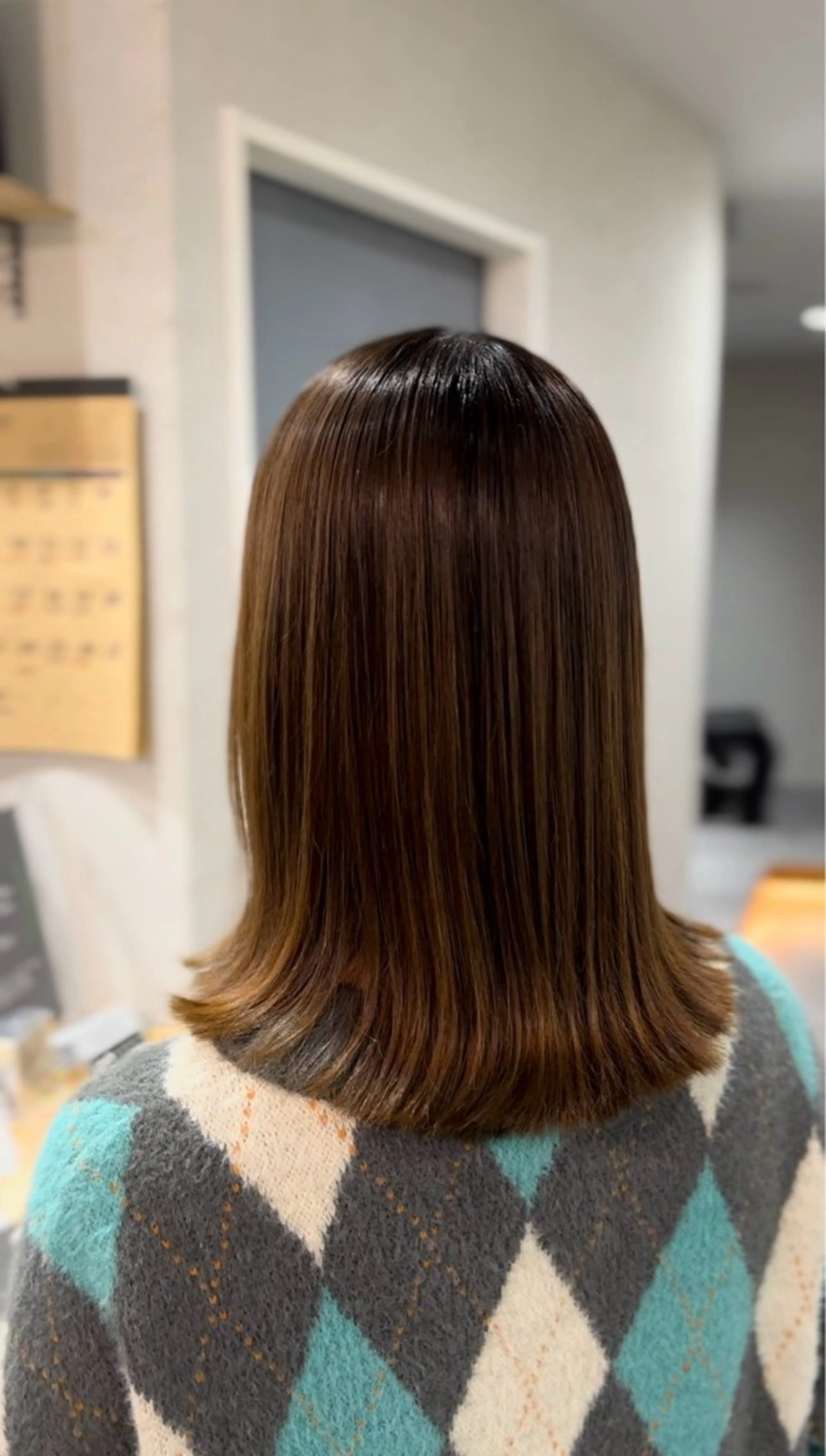 セミロング JOS所属・上野/エフェクトブリ ーチ✂︎touiのヘアスタイル