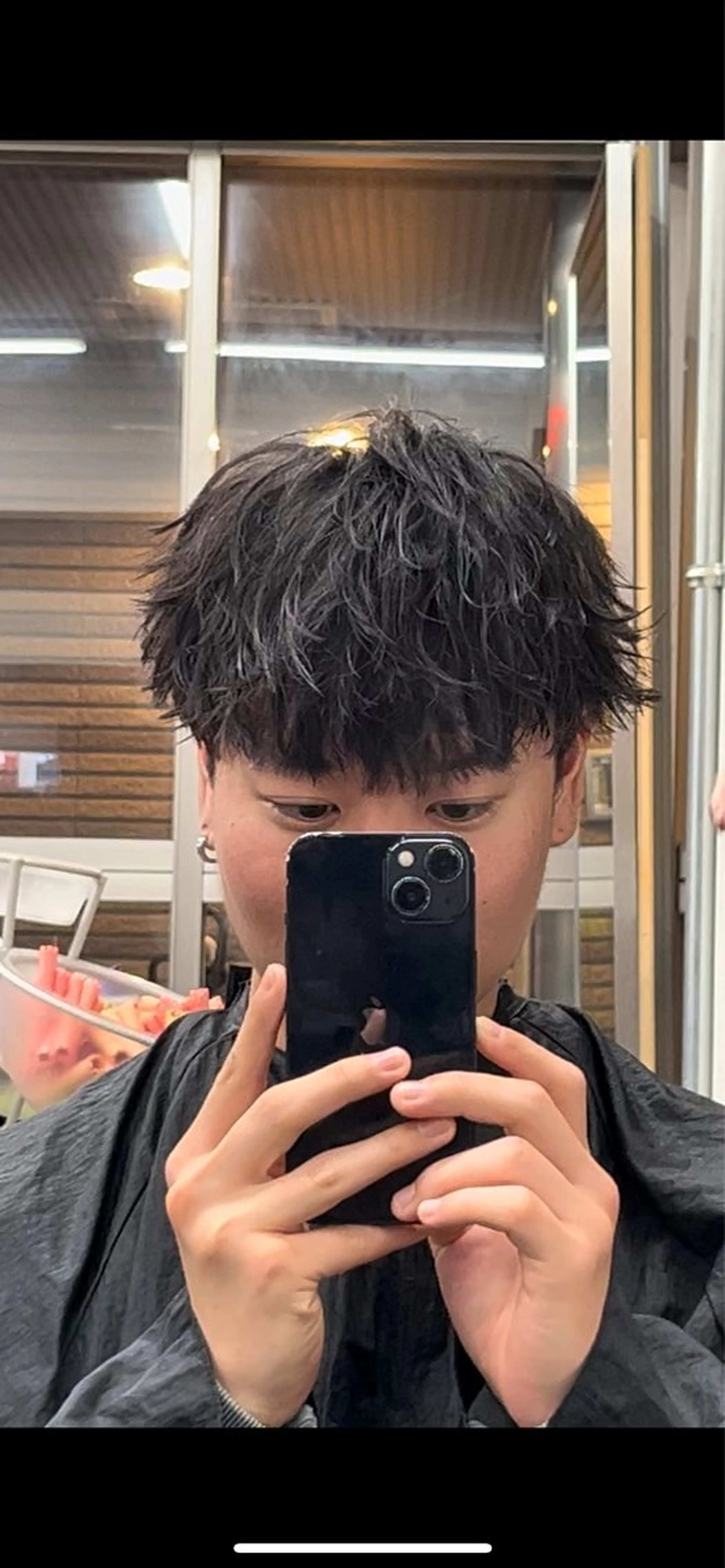 メンズハイトーン 北斗💍レイヤーのヘアスタイル