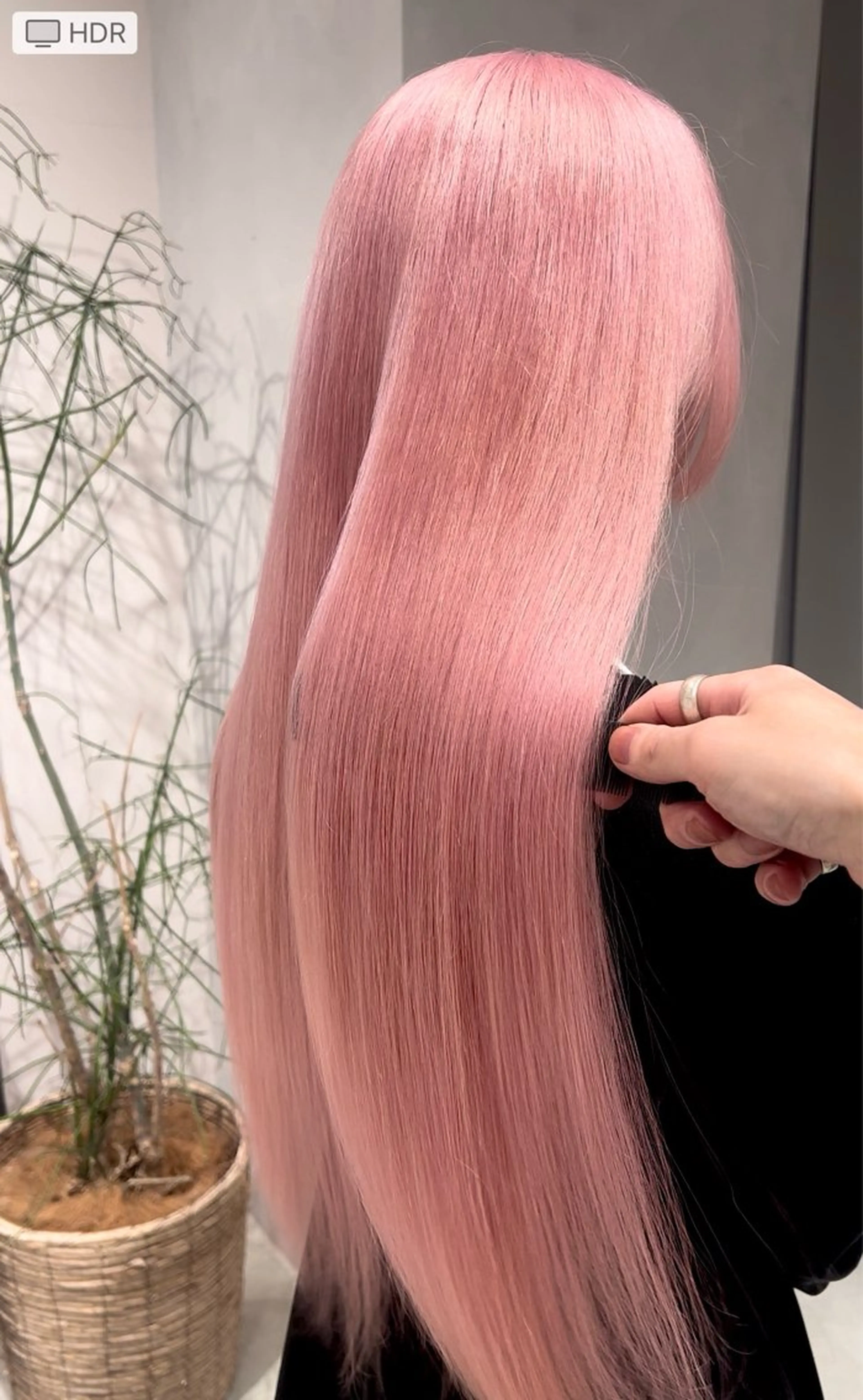 ロング 渋谷ハイトーン/ デザインカラー阿部のヘアスタイル