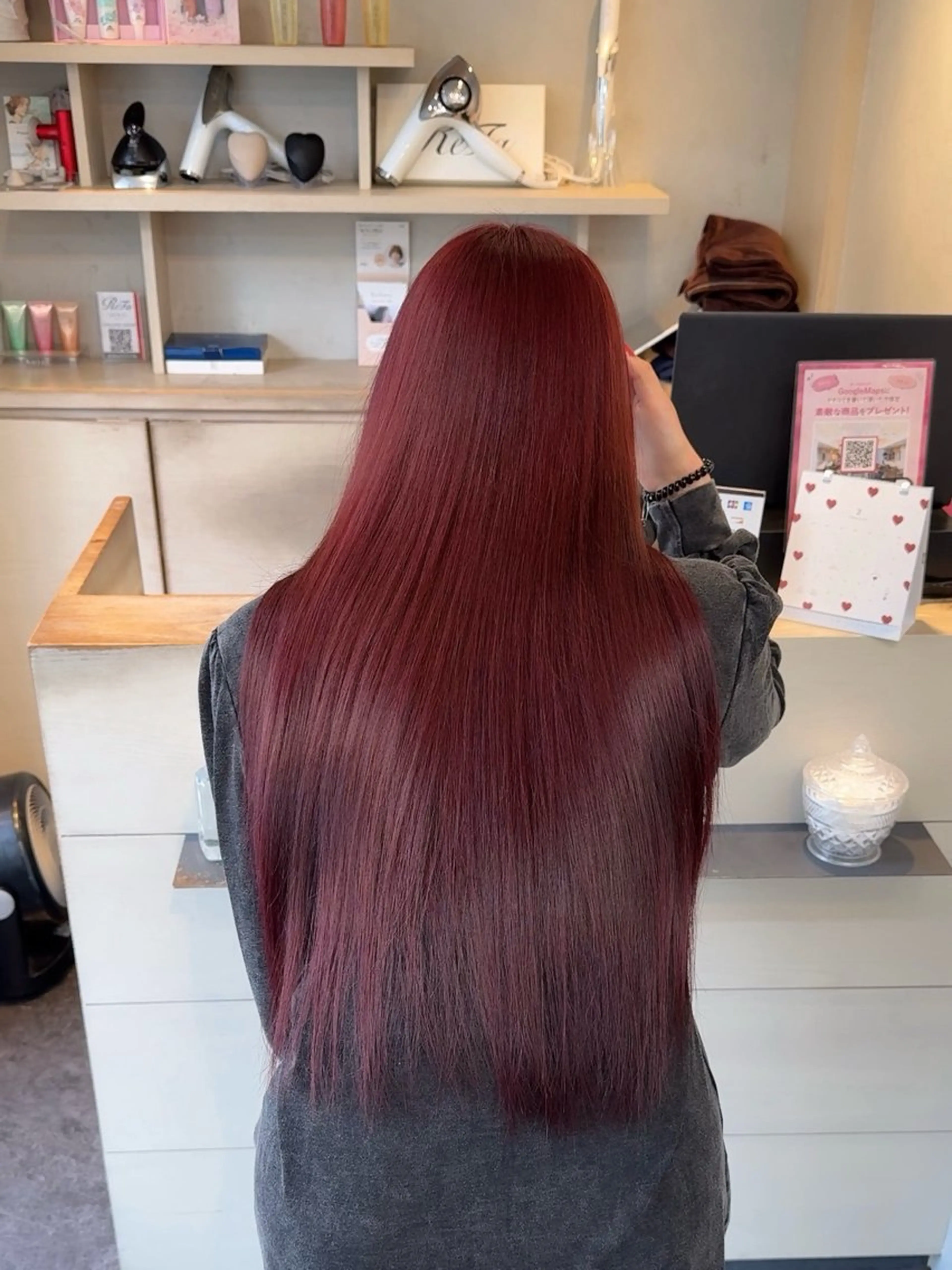 ロング ピンクラベンダー JEWIL原宿所属・渡辺 杏斗龍のヘアスタイル