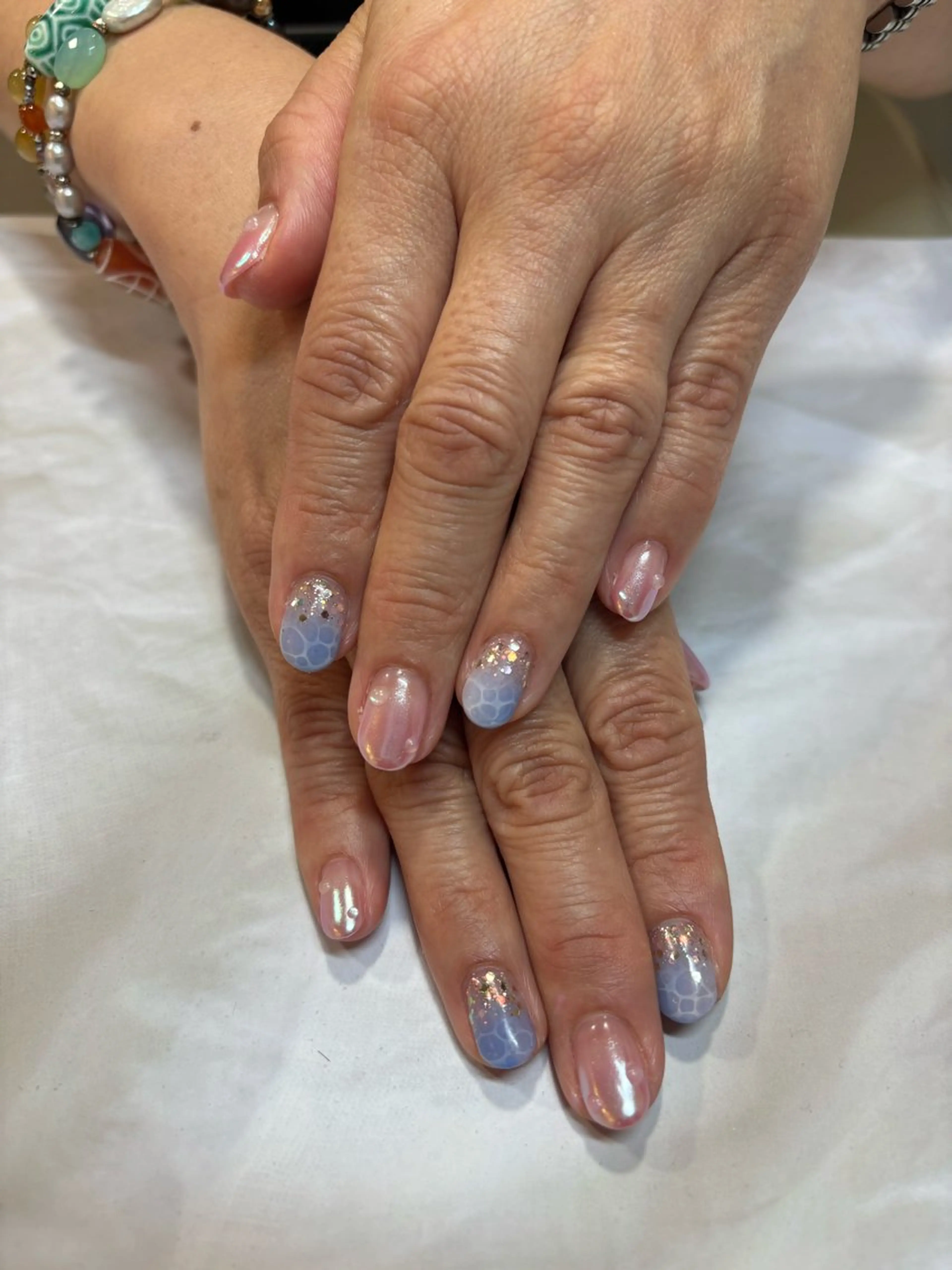 ネイル オーロラネイル KAMIANYUIYA Nail LAB 【カミアンユイヤネイルラボ所属・金澤 藍のネイルデザイン