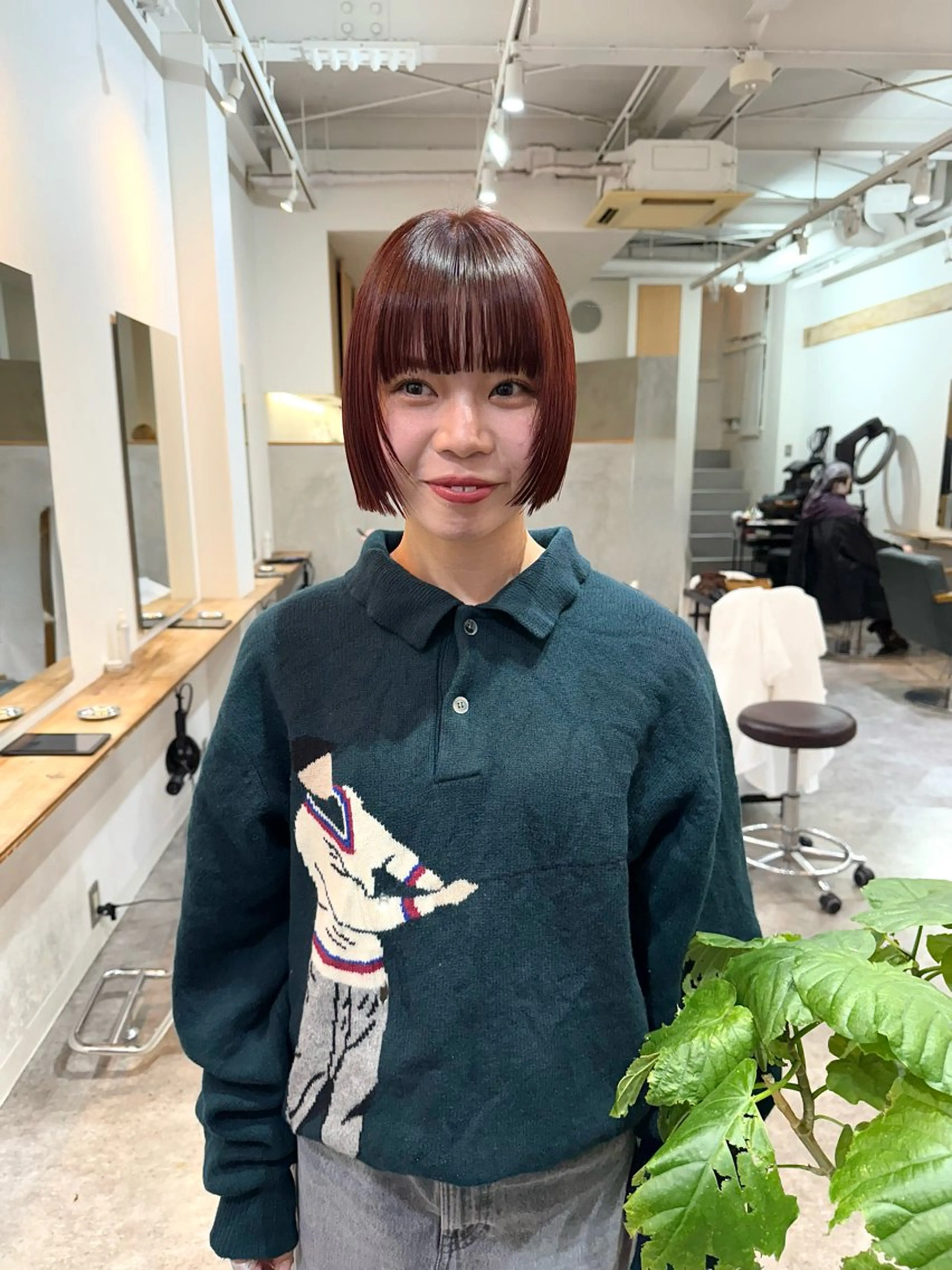 ショート カラー ブリーチ ダブルカラー ブリーチなしカラー カット ヘアカラー トリートメント パーマ/透明感カラー /ボブ/吉田一生のヘアスタイル