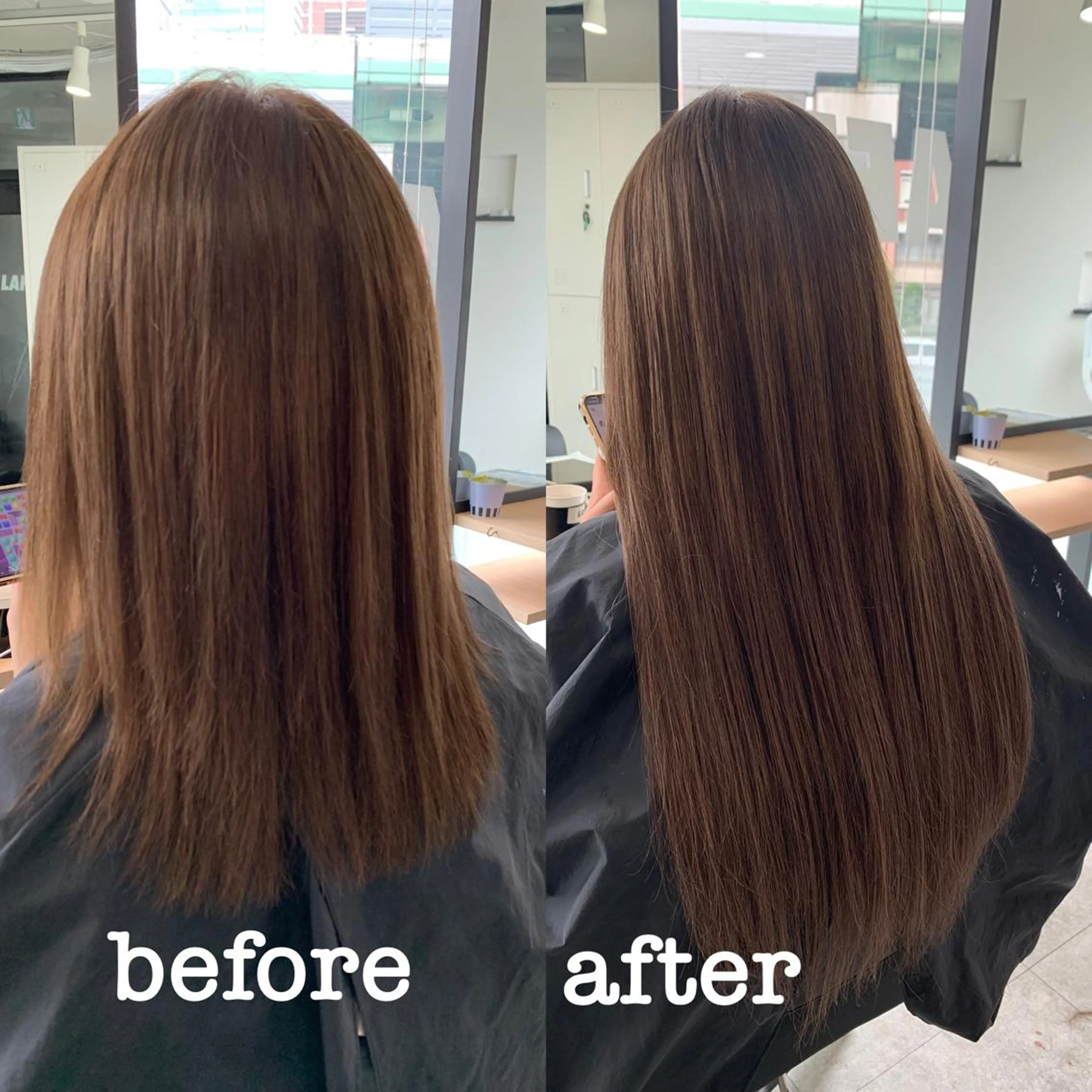 ロング カラー ヘアアレンジ シールエクステ エクステ alpha. カラーエクステ下妻のヘアスタイル