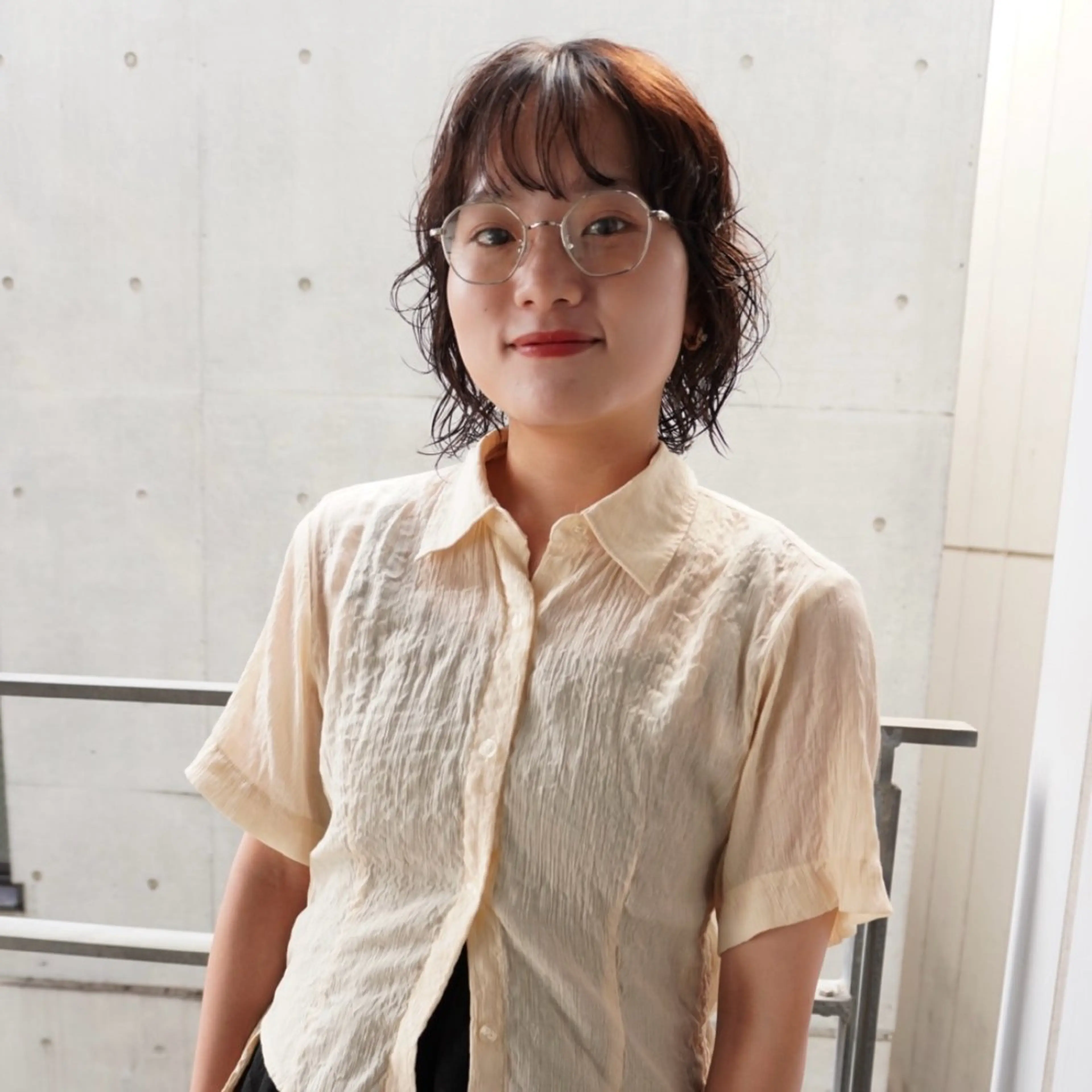 ショート パーマ カット パーマ benji仙台所属・KOKI/ ボブ/ パーマ/透明感カラーのヘアスタイル