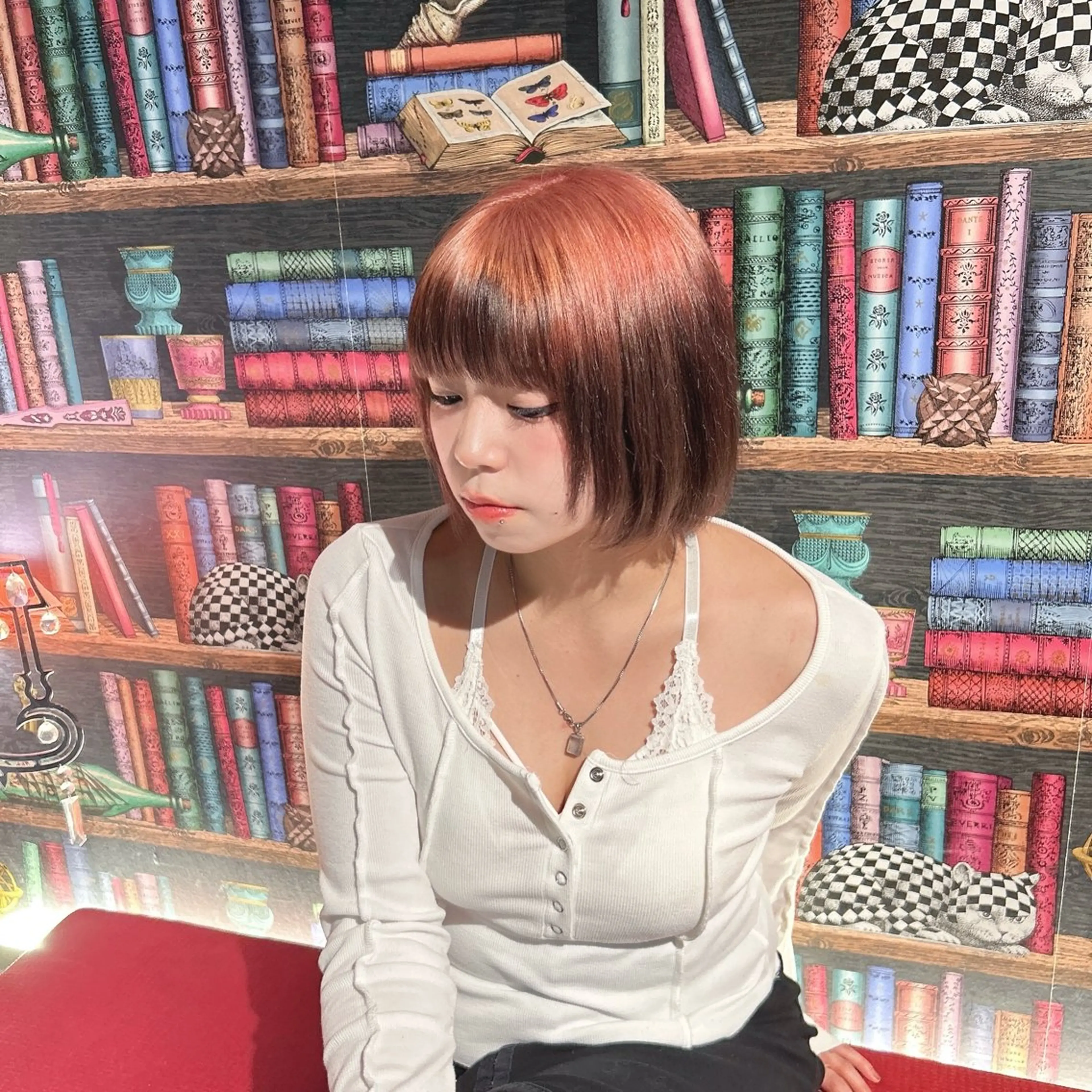 ショート カラー 新宿プルエクステ 【tsubura】のヘアスタイル