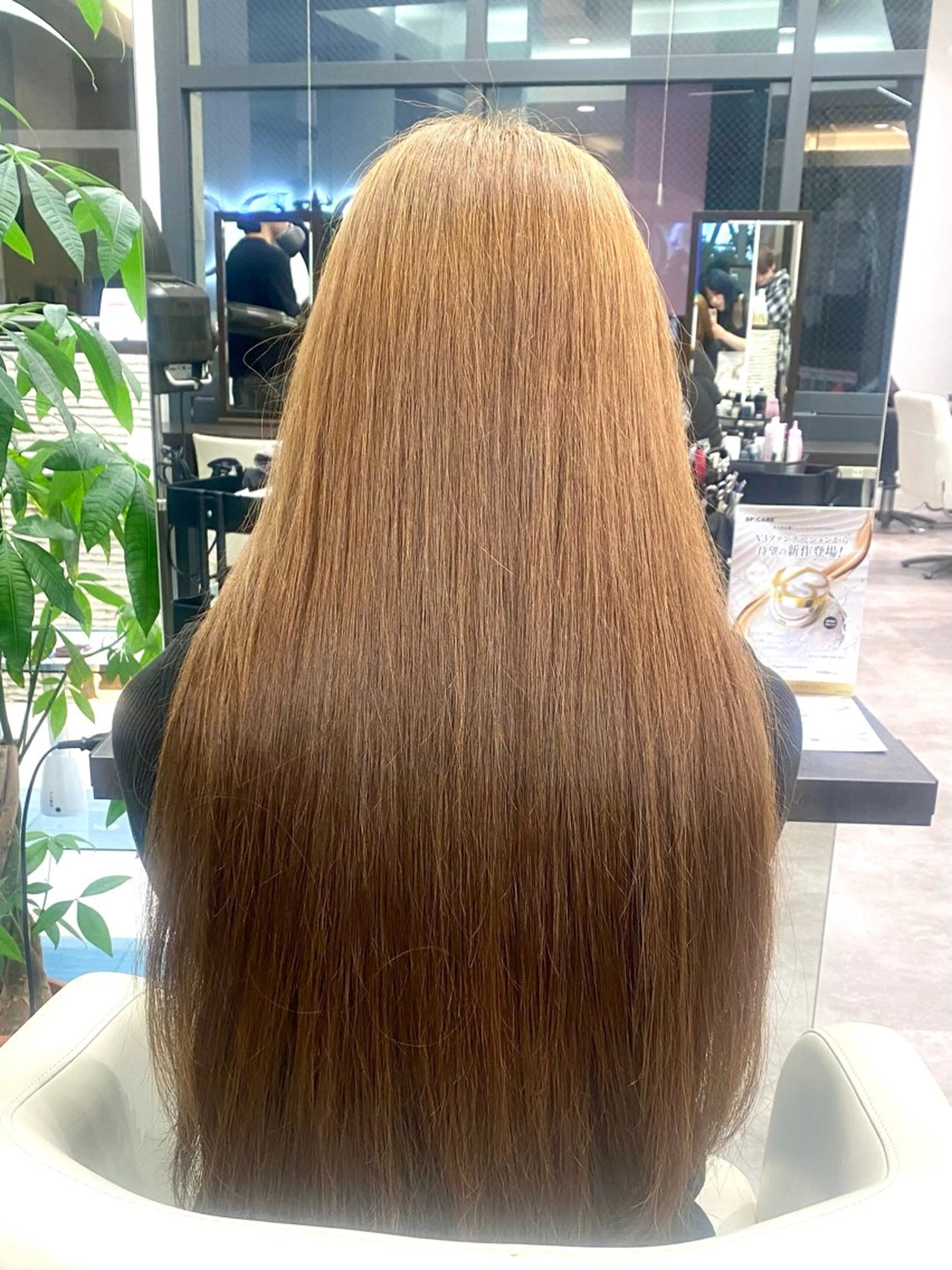 ロング カラー ブリーチ ブリーチなしカラー ヘアカラー トリートメント ハイトーン/髪質改善 /韓国SUZUKAのヘアスタイル