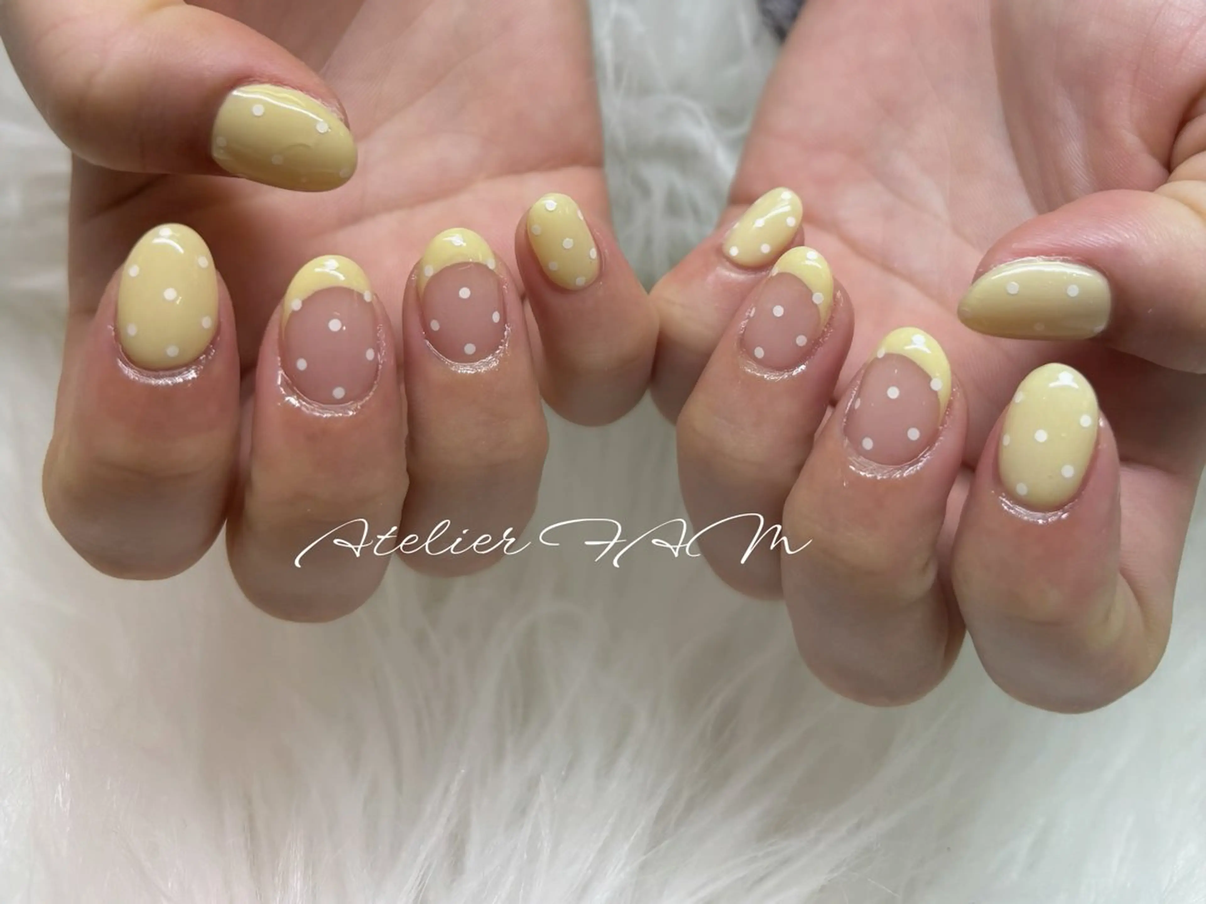 ミディアム ハンドネイル nail&eyelashsalon atelier fam上本町店所属・アトリエ FAMのネイルデザイン