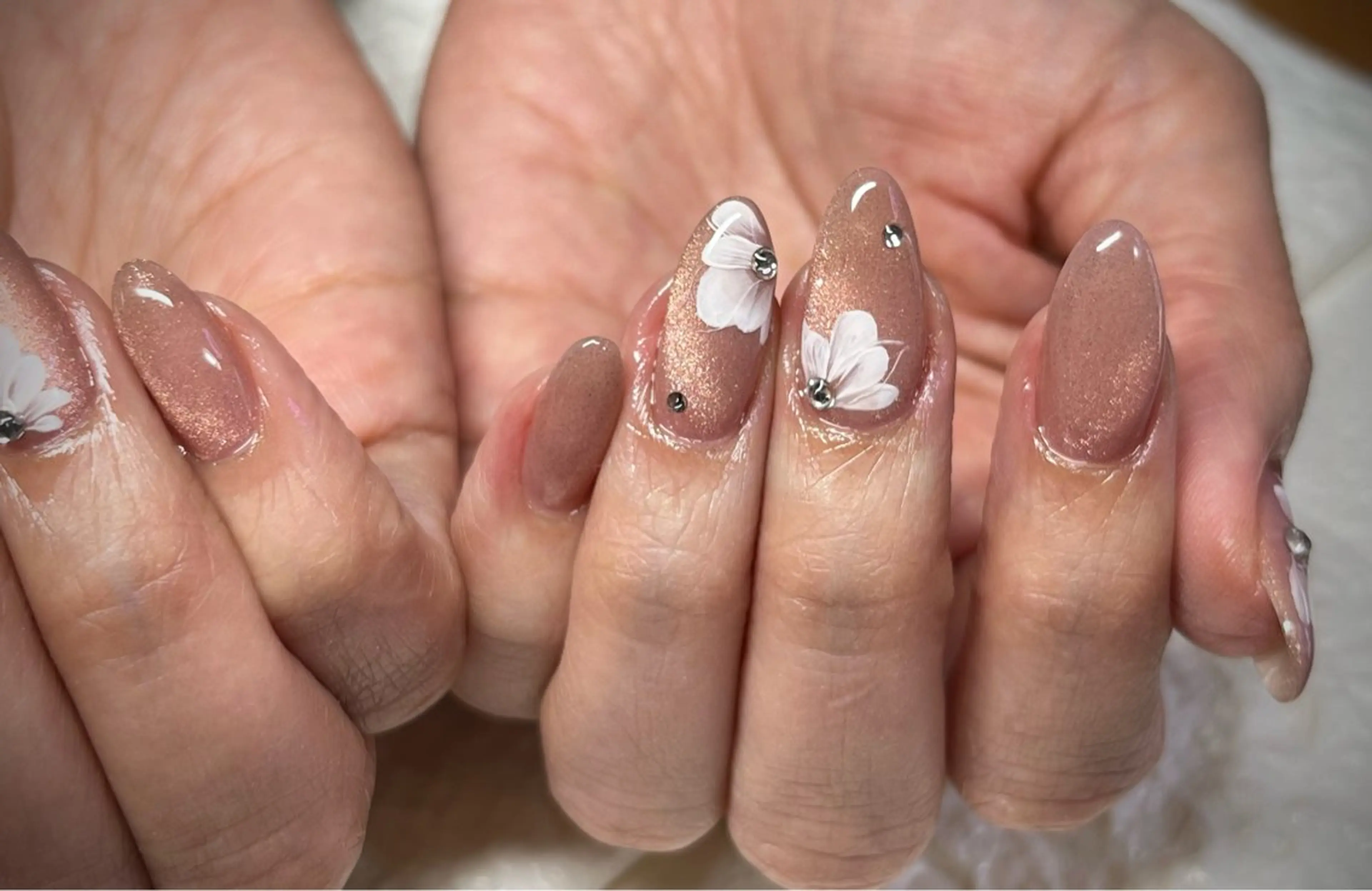 ネイル マグネットネイル ハンドネイル まり りぃ〜んのネイルデザイン