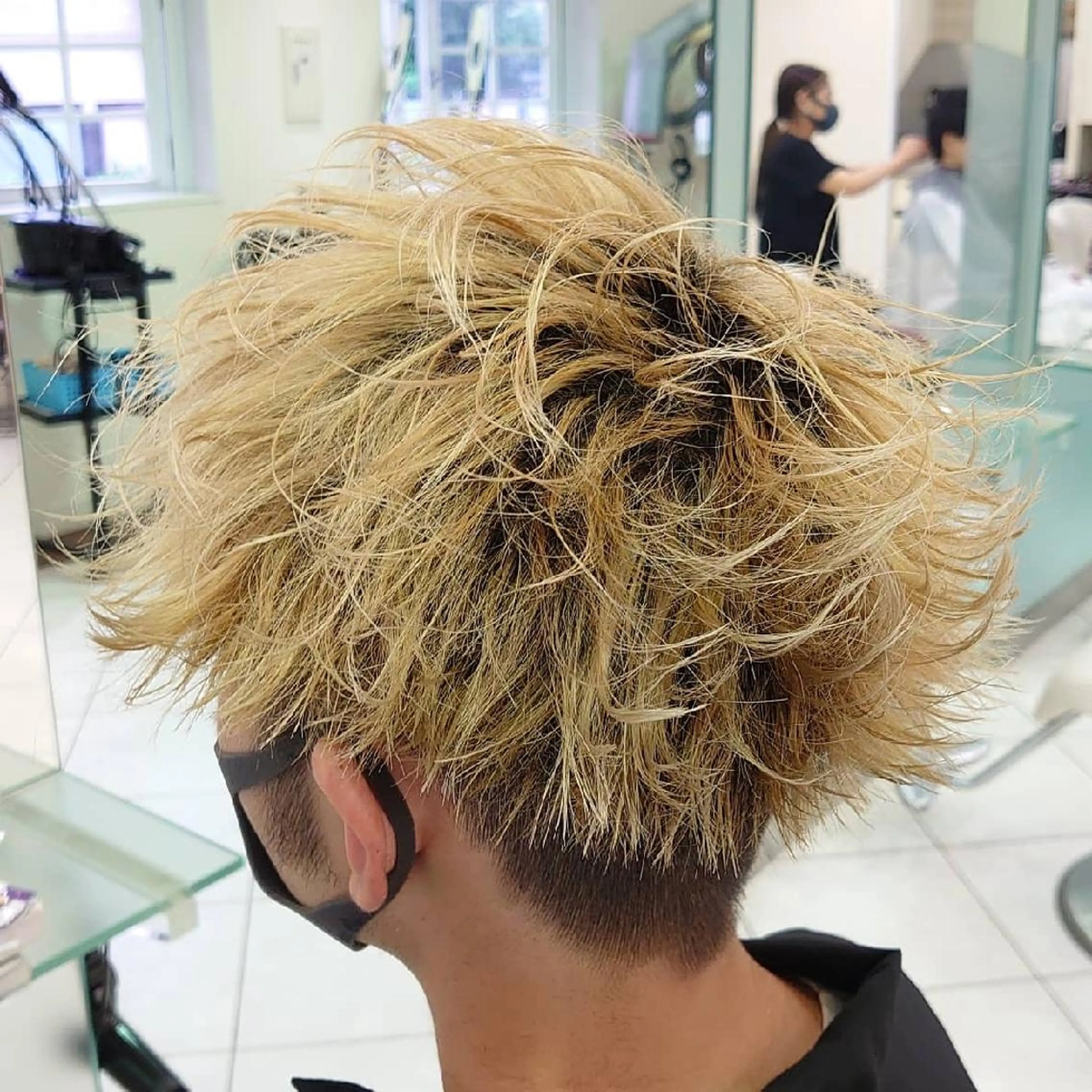 ショート ヘアアレンジ メンズ マッシュ 刈り上げ 🐺デザインウルフ / 一ノ瀬 凌🐺のヘアスタイル