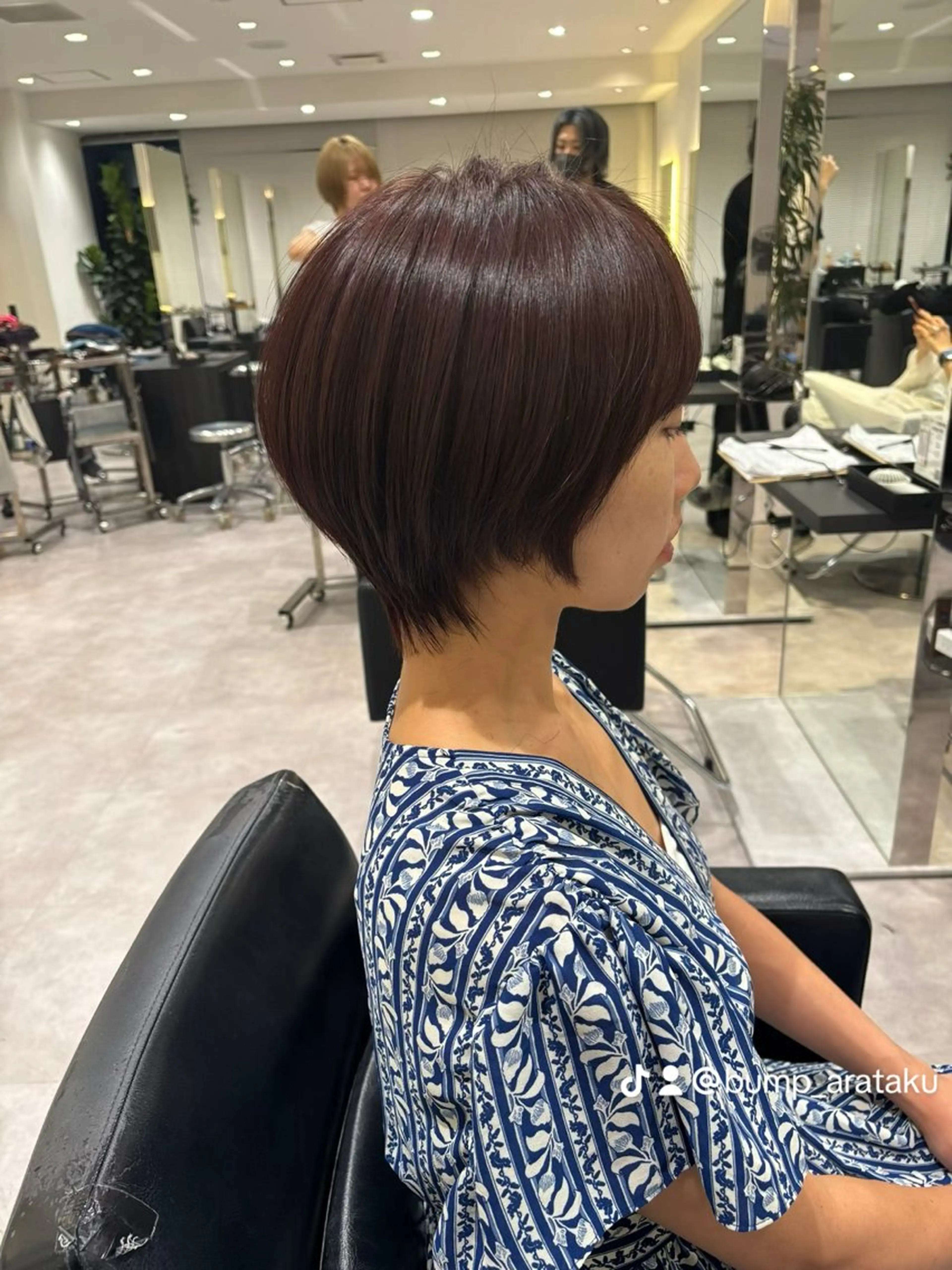 ショート 無料カットモデル /小顔ショート/荒砂のヘアスタイル