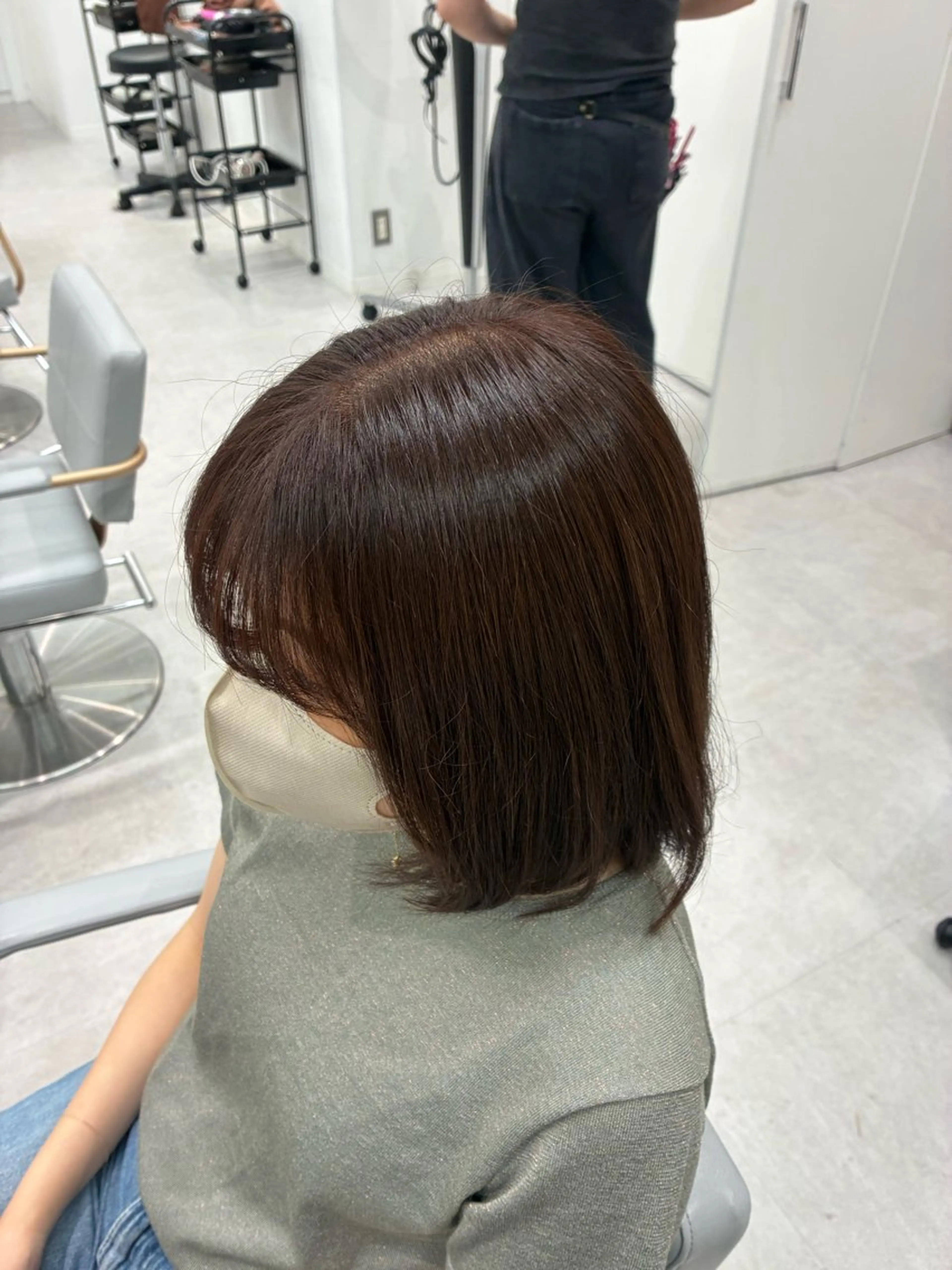 ミディアム カラー ヘアカラー トリートメント hinome モデル募集中🎀のヘアスタイル