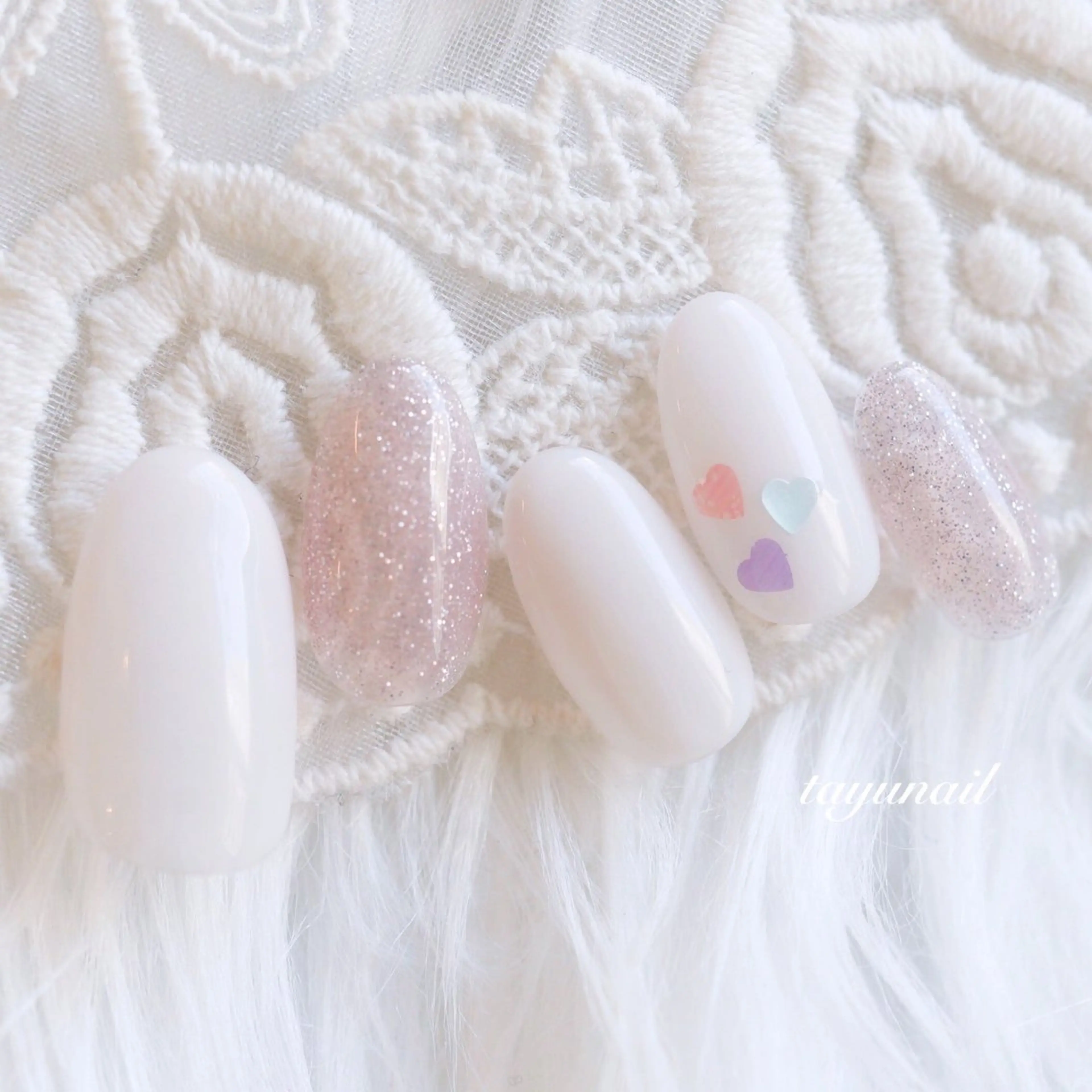 ネイル アートネイル ジェルネイル パラジェル シンプルネイル ハンドネイル ネイルサロン・ネイルスクール たゆnail所属・ネイルサロン 【たゆnail】のネイルデザイン