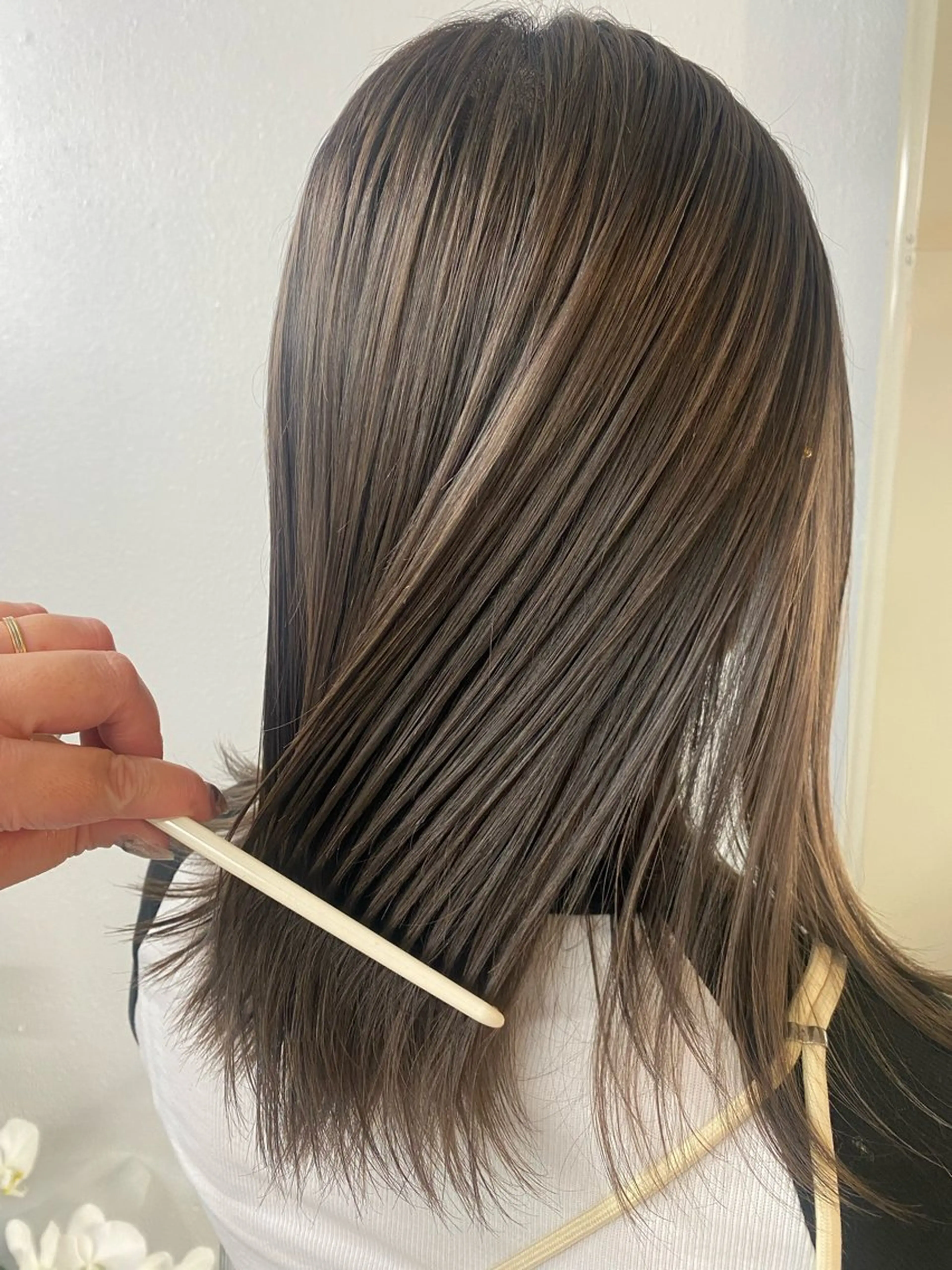 【アディクシー】髪質改善カラーの写真