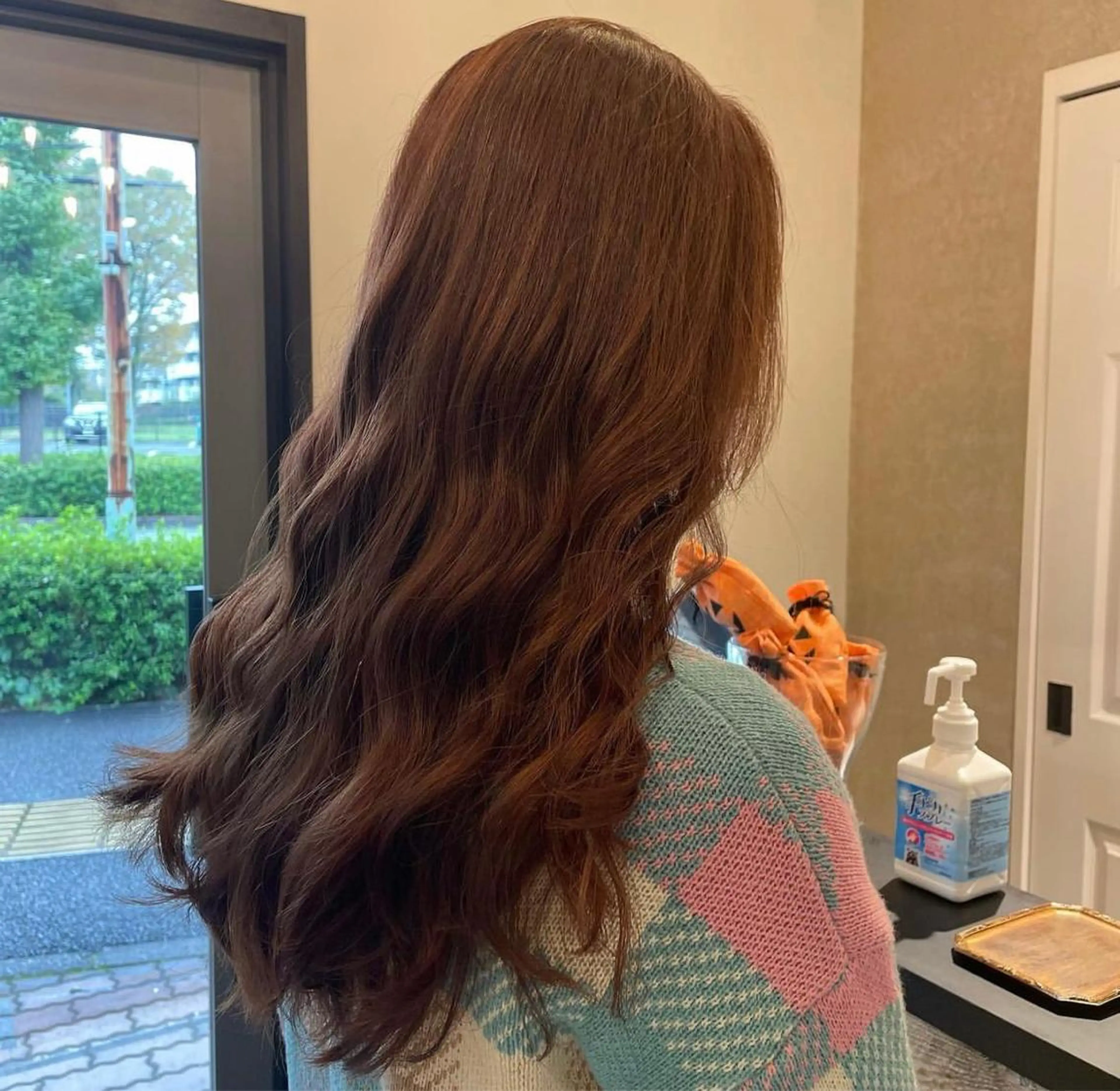 ロング カラー 青田 明日海のヘアスタイル