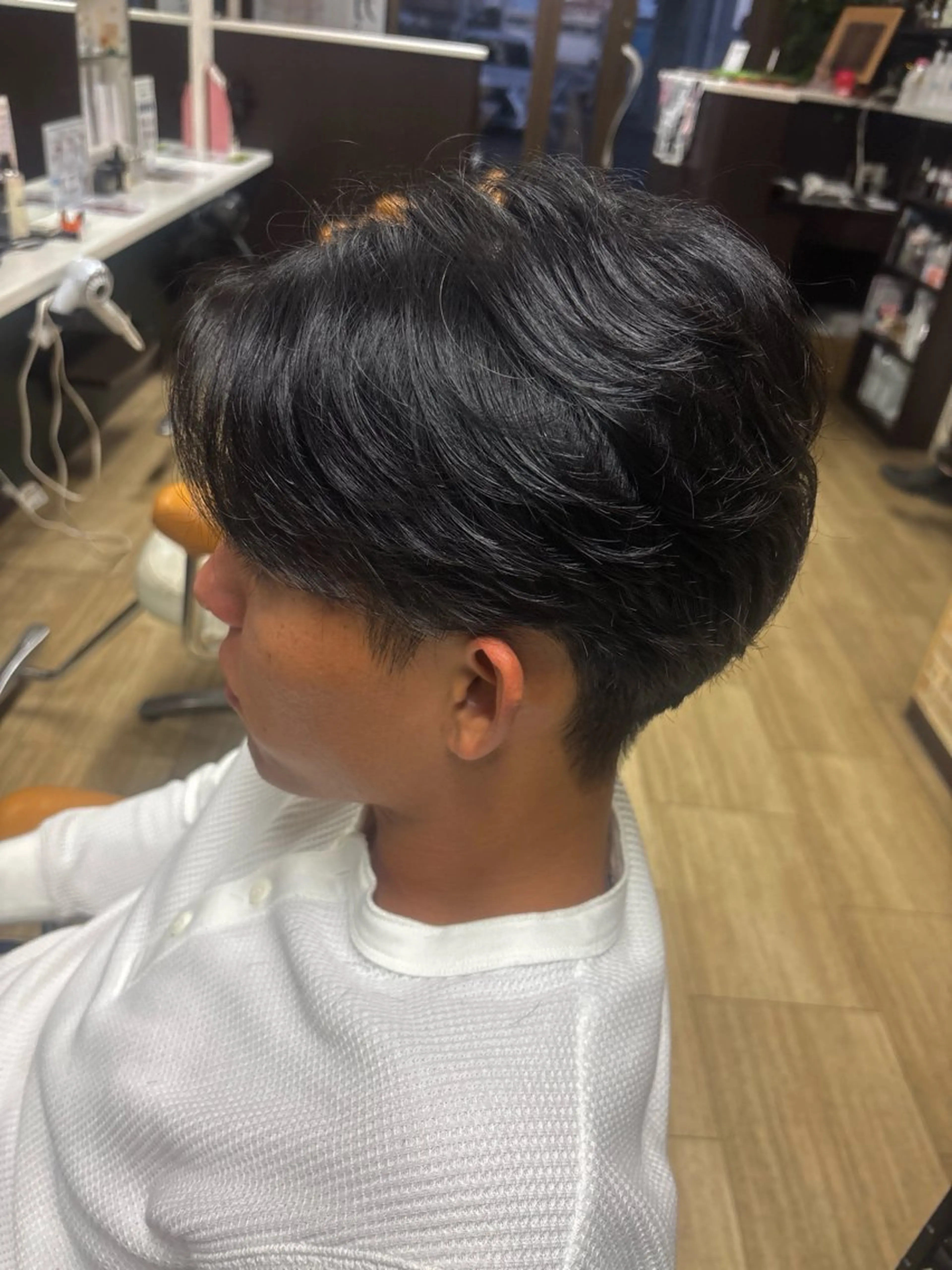 ショート パーマ 千上 結希奈のヘアスタイル